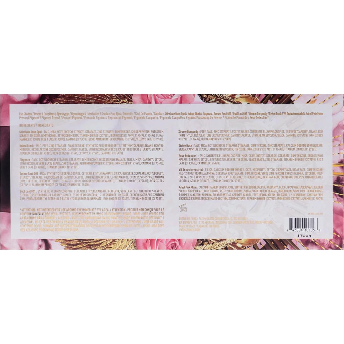 Paleta de Sombras de Ojos Pat Mcgrath Labs Mothership VIII - Rosa Divina II 13.34 g