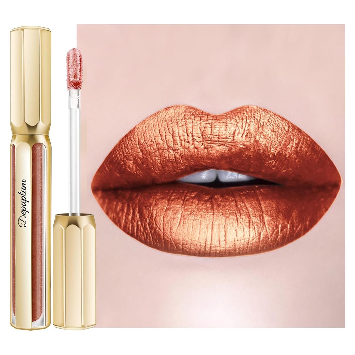 Labial Metálico Depuplum P103 Fantasía 28g Hidratante