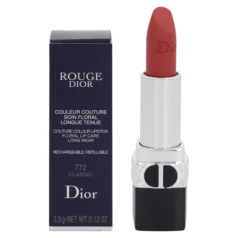 Labial Mate Dior Christian Rouge Couture 772 Clásico 3.4g