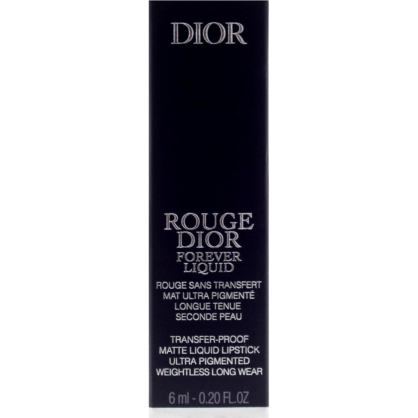 Lápiz Labial Líquido Dior Rouge Forever Matte 720 Icono Eterno 5.67 g