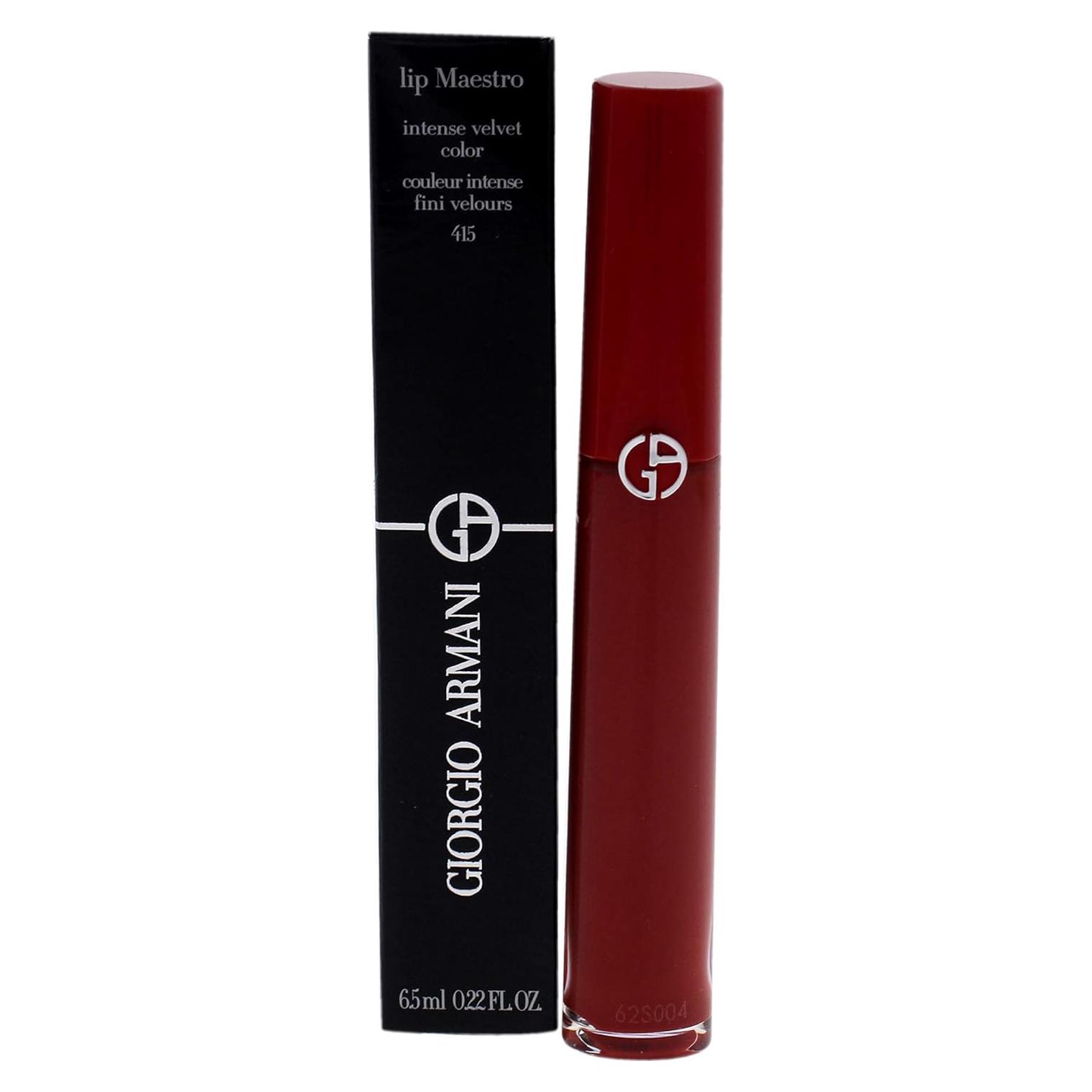 Pintalabios Líquido Giorgio Armani Lip Maestro 415 Redwood 6.24 ml