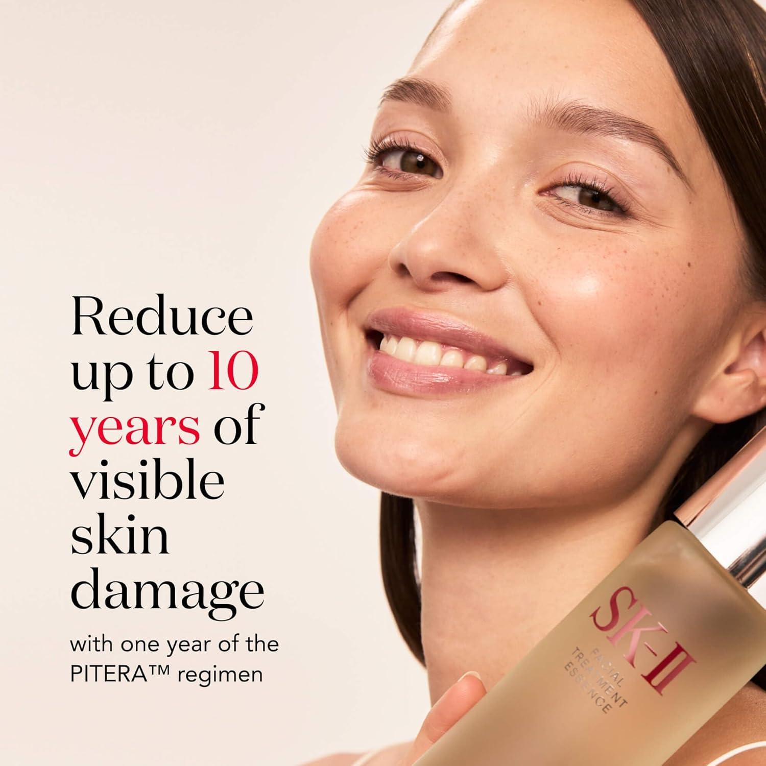 SK-II Esencia Facial Antienvejecimiento 74.9 ml + 6 Mascarillas Iluminadoras