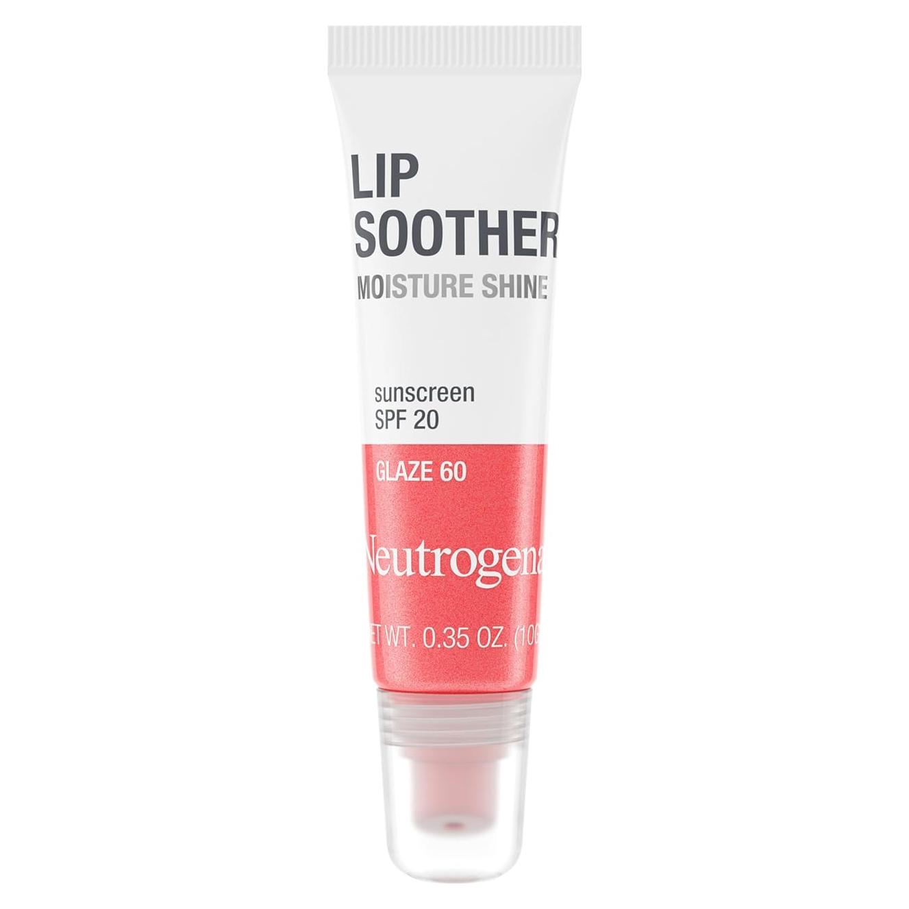 Brillo Hidratante Labial Neutrogena SPF 20 - Tinte Glaseado 60, 9.92 g