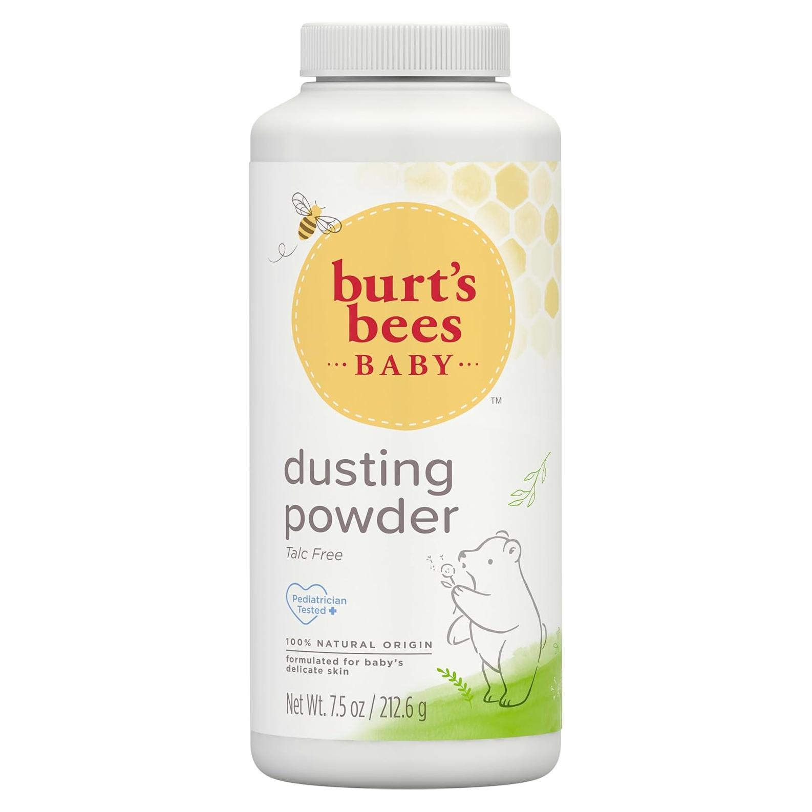 Polvo para Bebés Burt's Bees 212g Libre de Talco Hipoalergénico