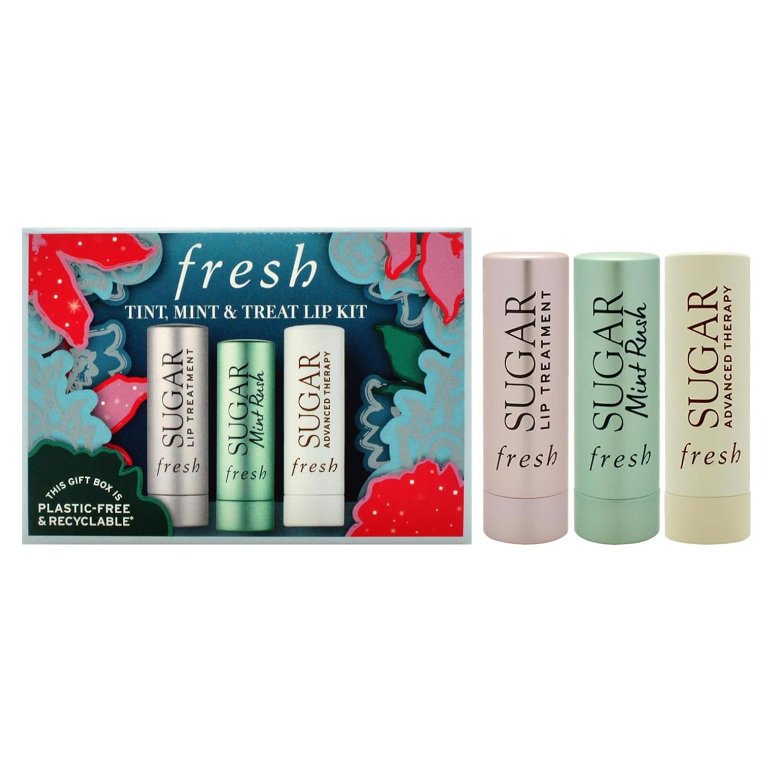 Kit de Labios Fresh Tint, Mint y Treat - 3 Piezas 49.6g