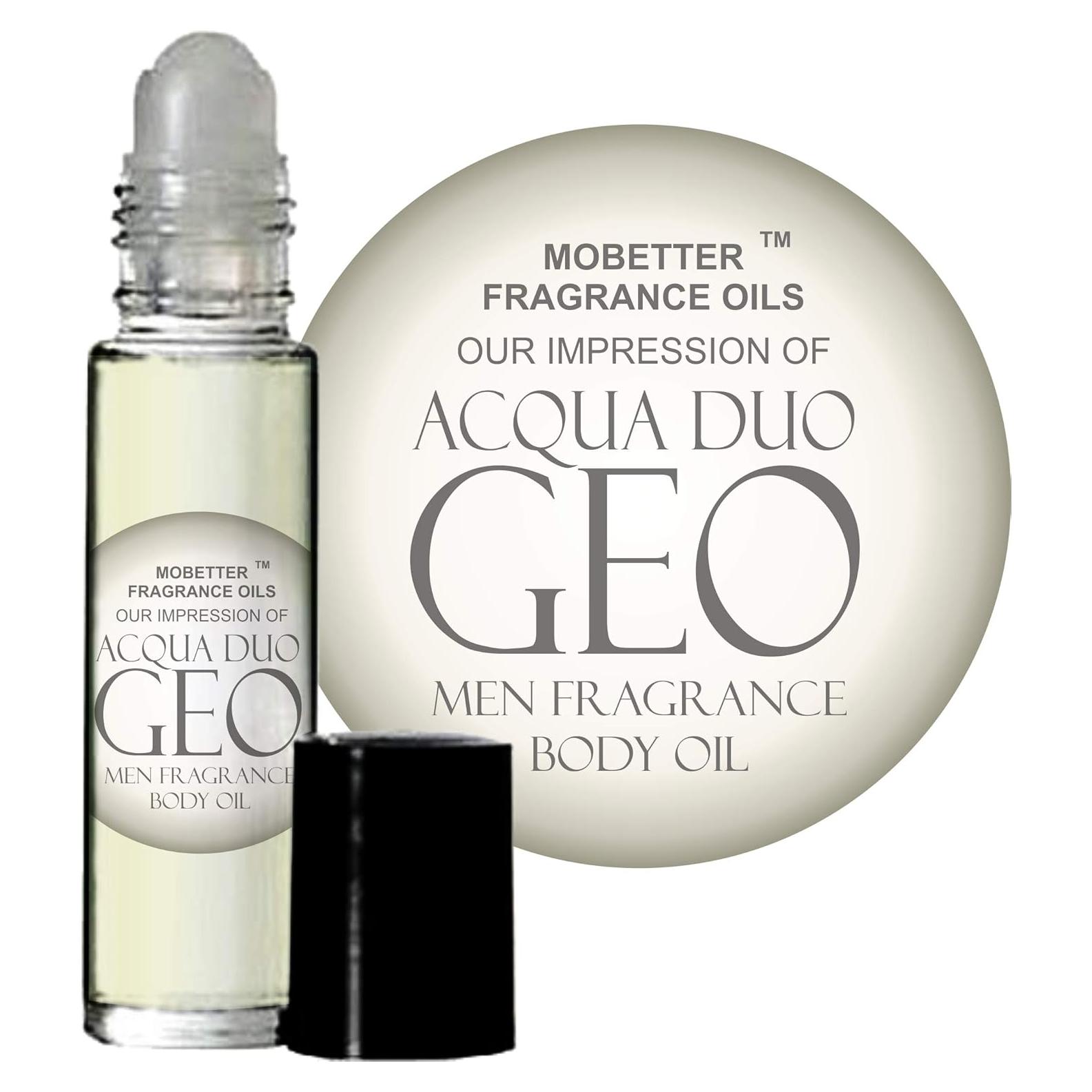 Aceite de Fragancia MoBetter Aqua Duo Geo 10ml Roll On Hombre