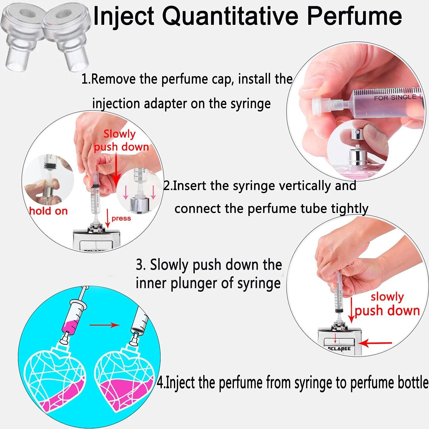 Kit de Recarga de Perfume Yujin Beautyworld 10ml con Jeringas y Adaptadores