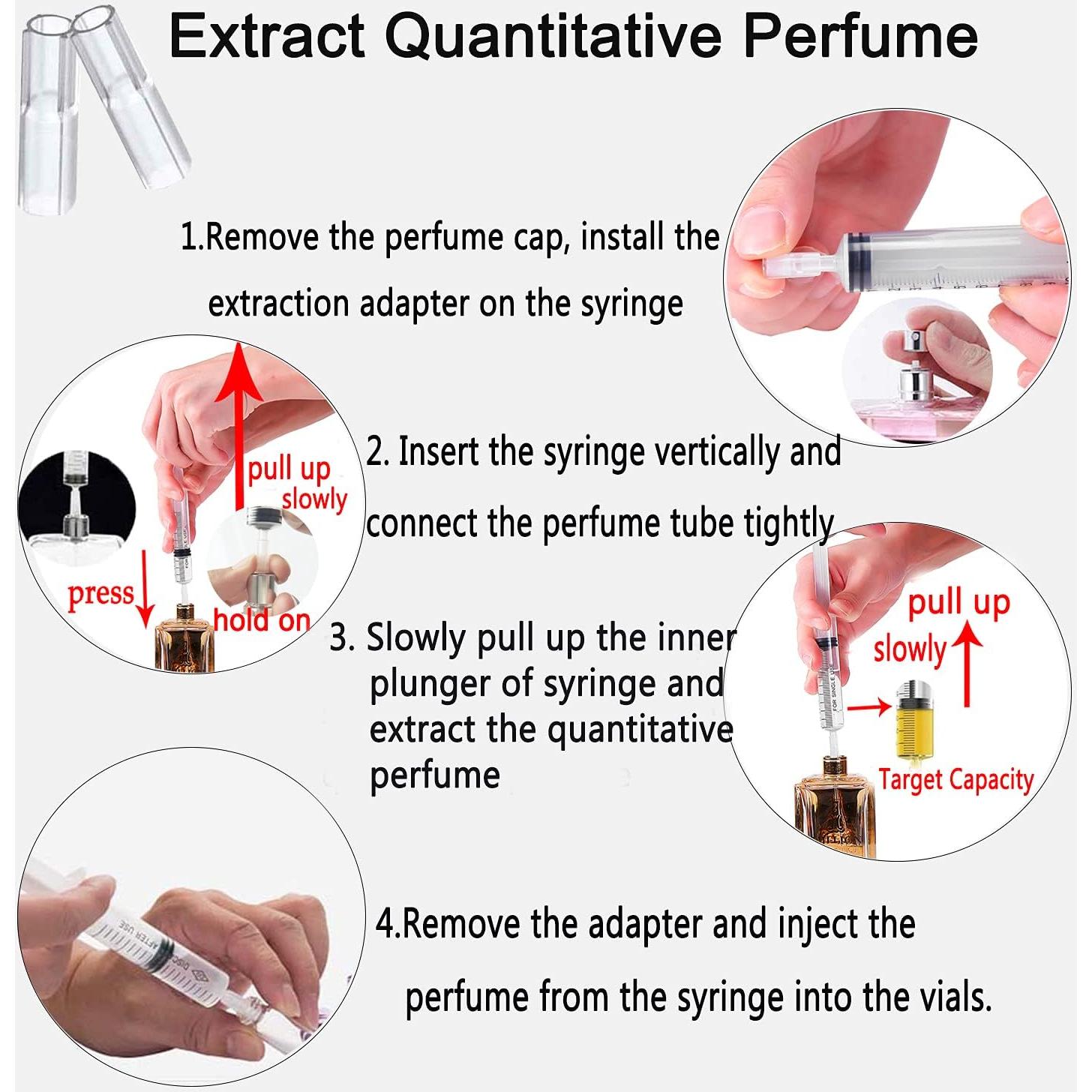 Kit de Recarga de Perfume Yujin Beautyworld 10ml con Jeringas y Adaptadores