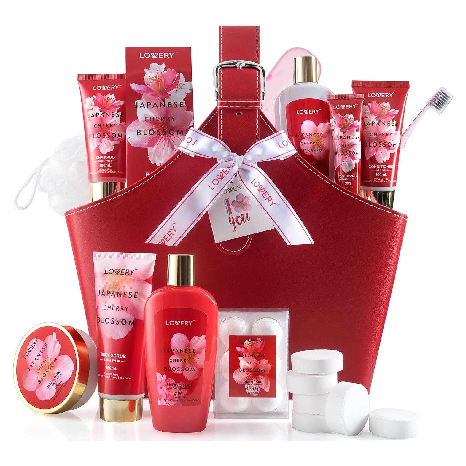 Juego de Spa en Casa Lovery 25 Piezas Flor de Cerezo