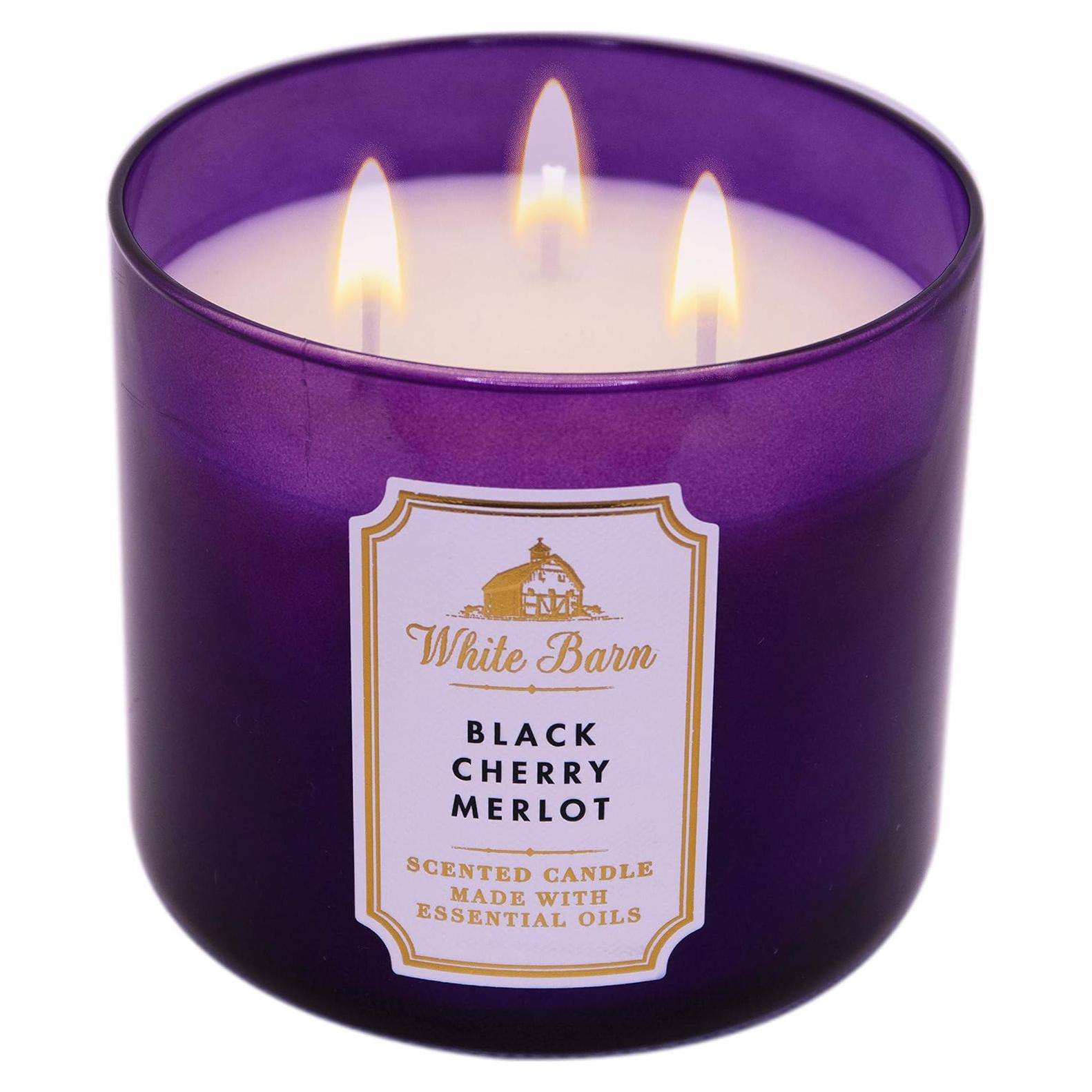 Vela Aromática Bath and Body Works Cereza Negra 411g