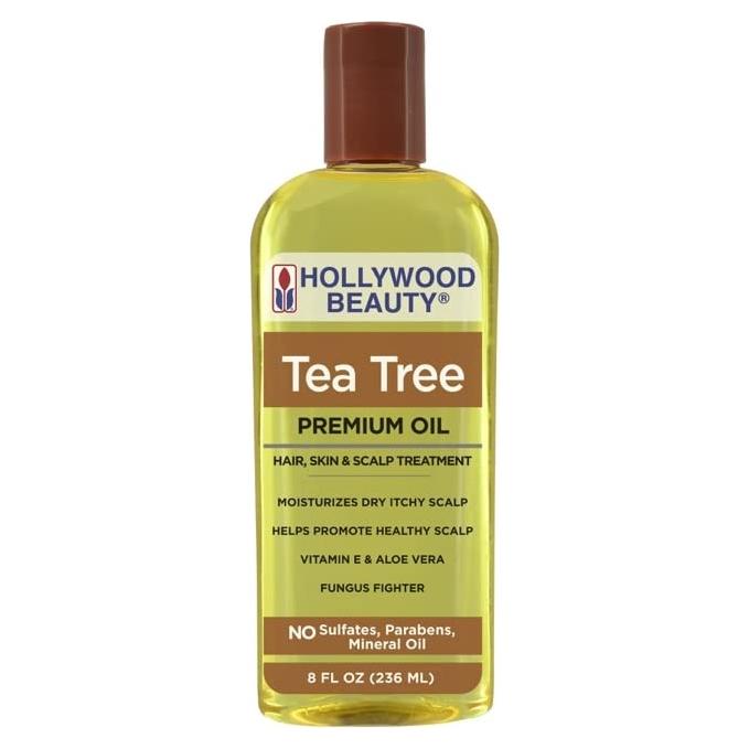 Tratamiento Capilar Aceite de Árbol de Té Hollywood Beauty 236 ml