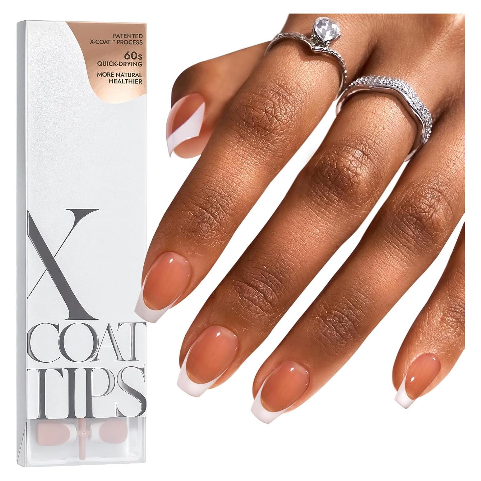 Uñas Postizas de Punta Francesa BTArtboxnails Coffin 160 Piezas