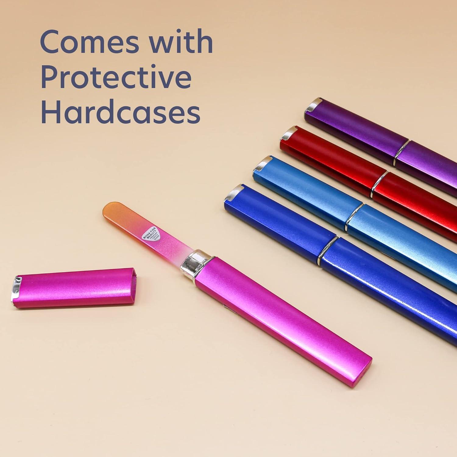 Set de 5 Limas de Uñas de Vidrio Checo Bona Fide Beauty