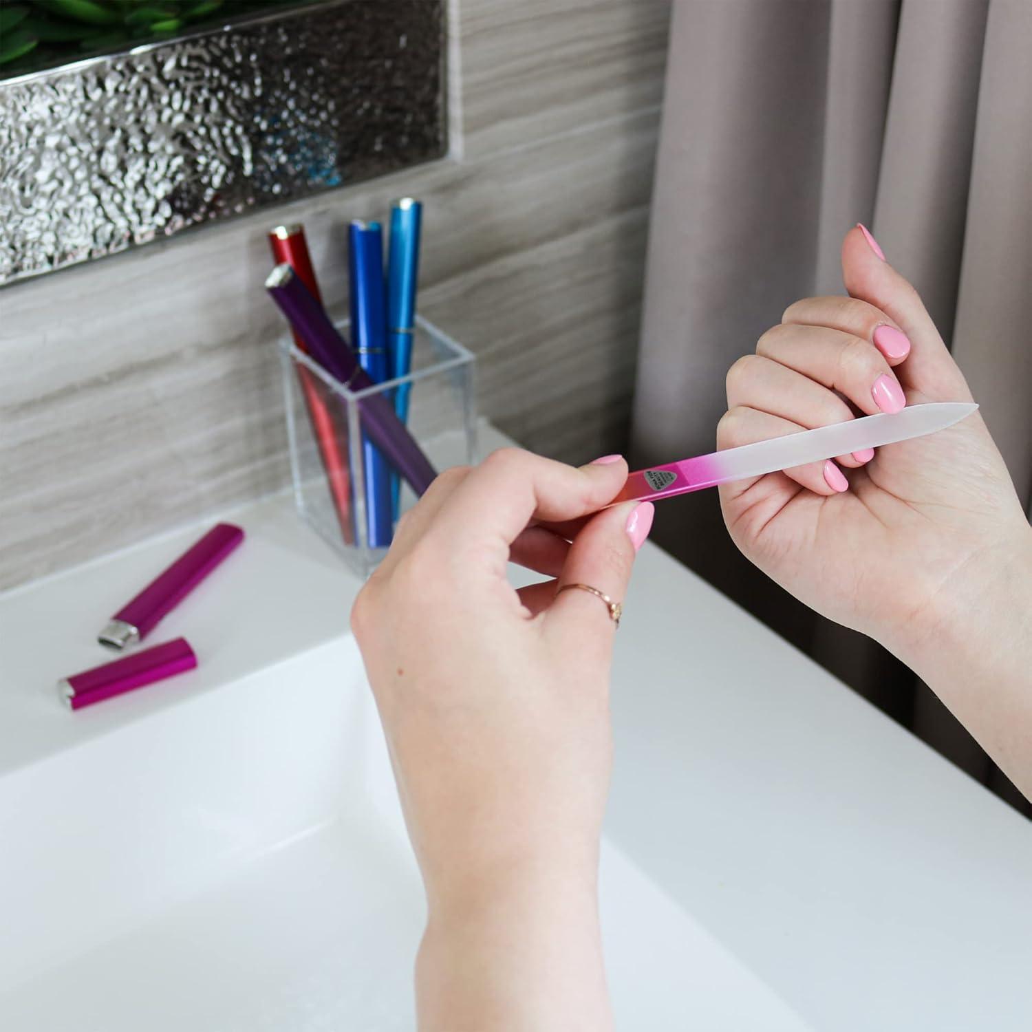 Set de 5 Limas de Uñas de Vidrio Checo Bona Fide Beauty