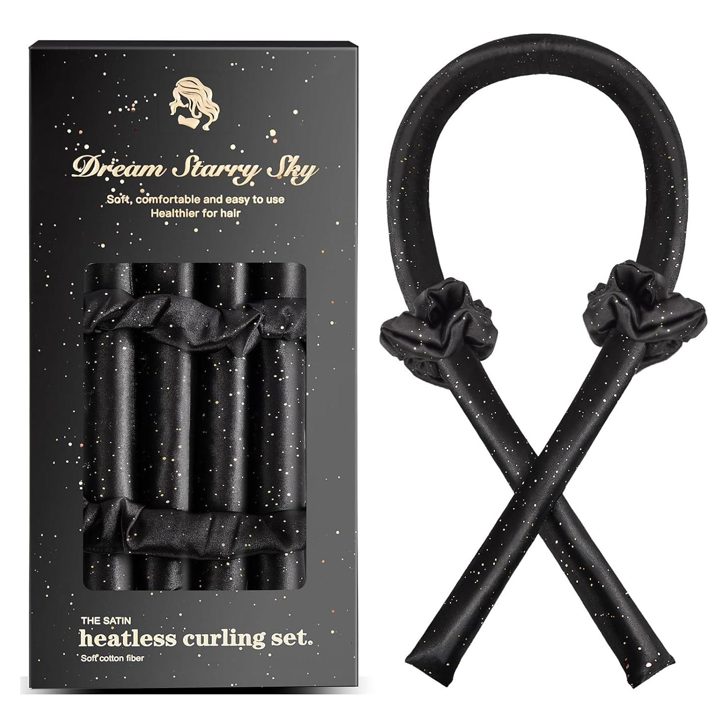 Juego de Rulos de Satén Sin Calor KUTDEP - Rizos Suaves