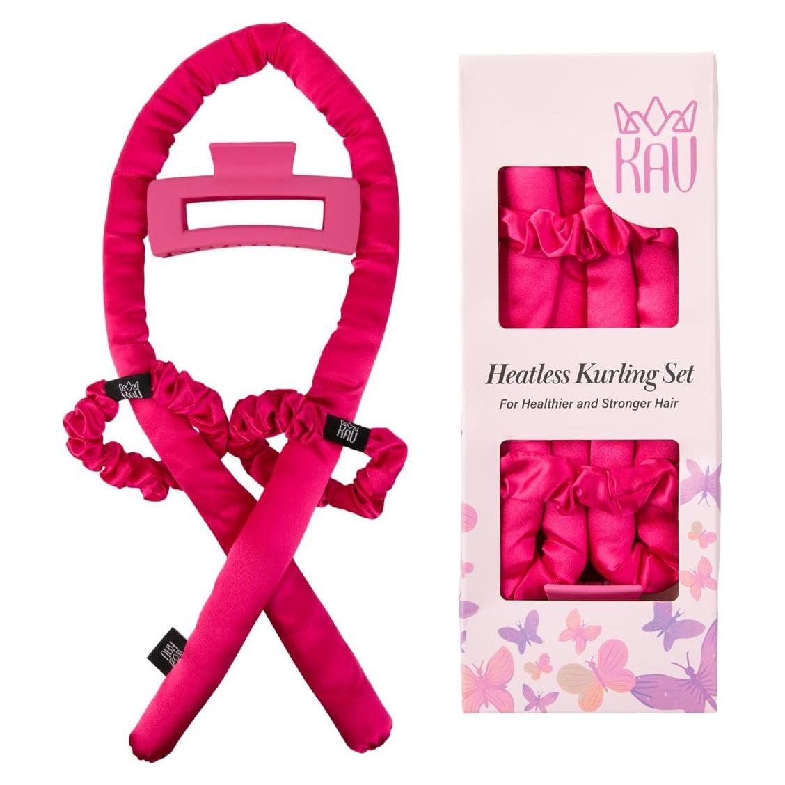 Rizador de Cabello Sin Calor KAV - Set de Satén 4 en 1