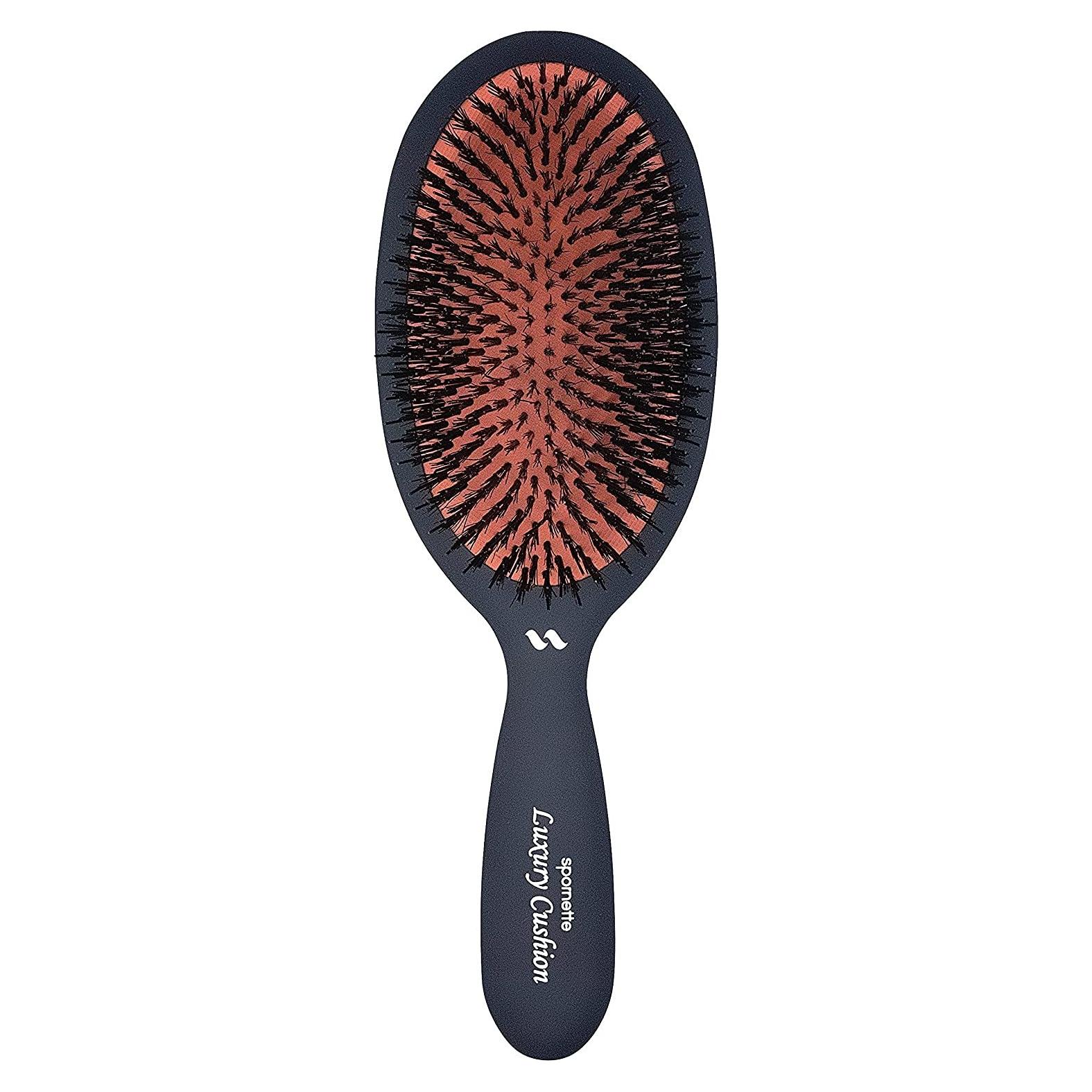 Cepillo Ovalado Spornette LX-1 con Cerdas de Jabalí y Nylon