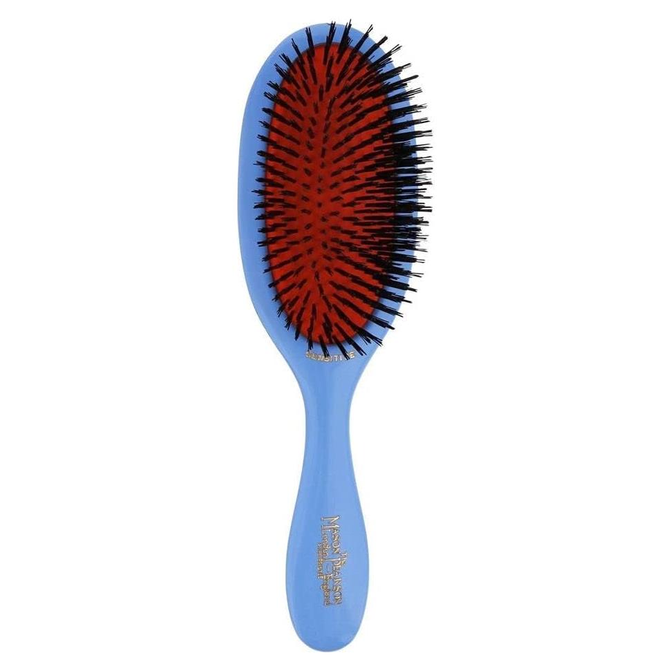 Cepillo de Pelo Sensible Mason Pearson Pocket Azul 15.24 cm
