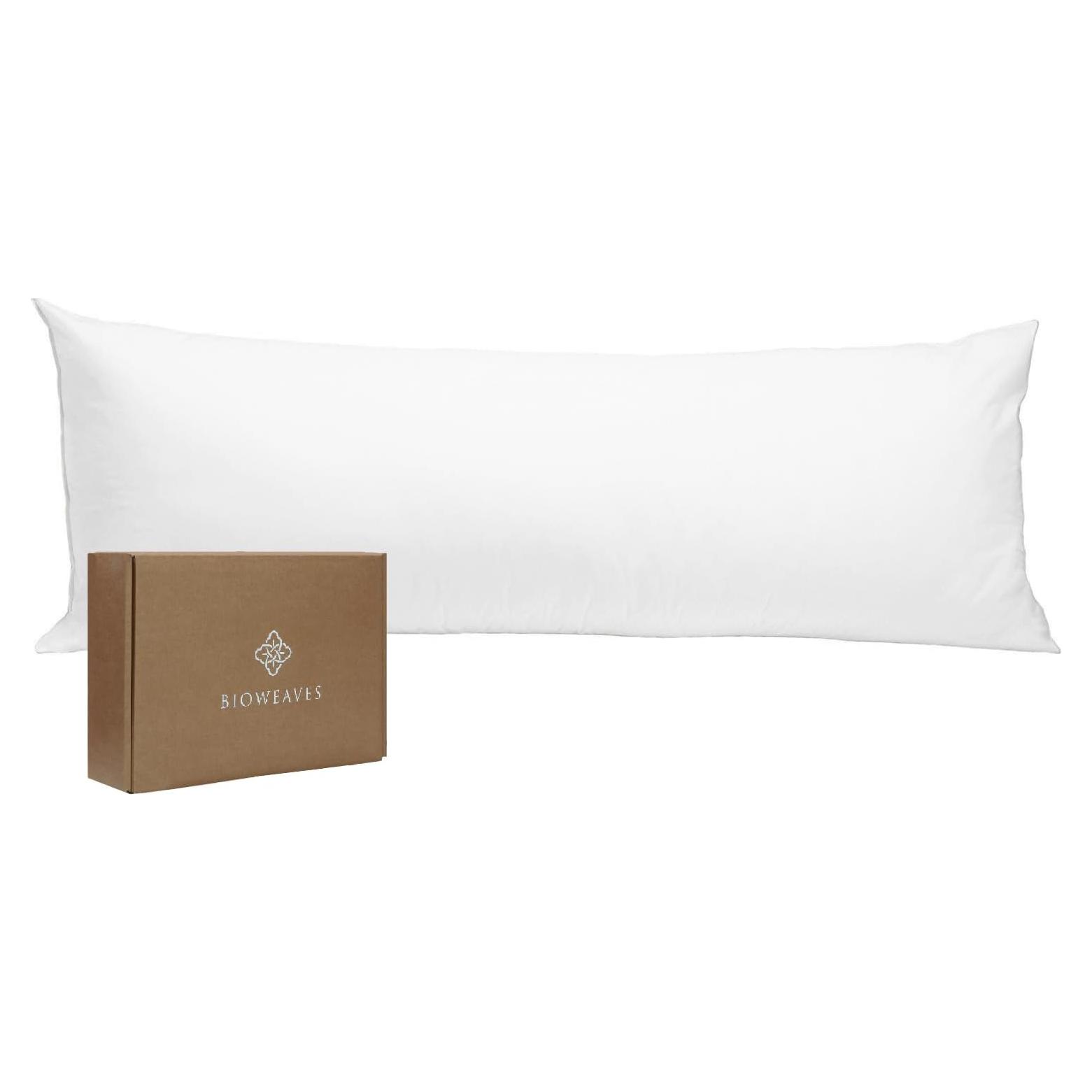 Funda de Almohada de Cuerpo BIOWEAVES 100% Algodón Orgánico 300 Hilos