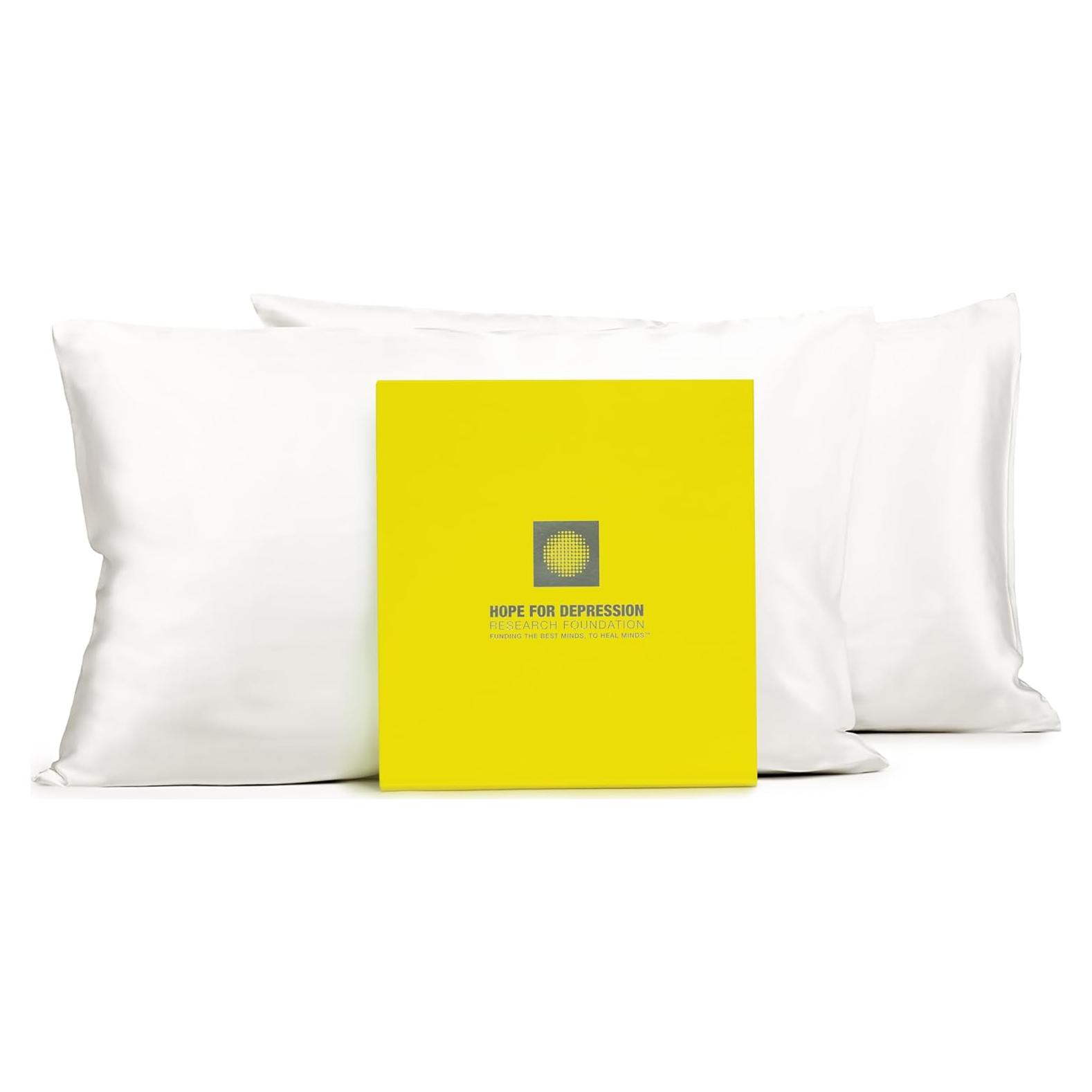 Funda de Almohada de Seda Orgánica Fishers Finery 25mm - 2PK