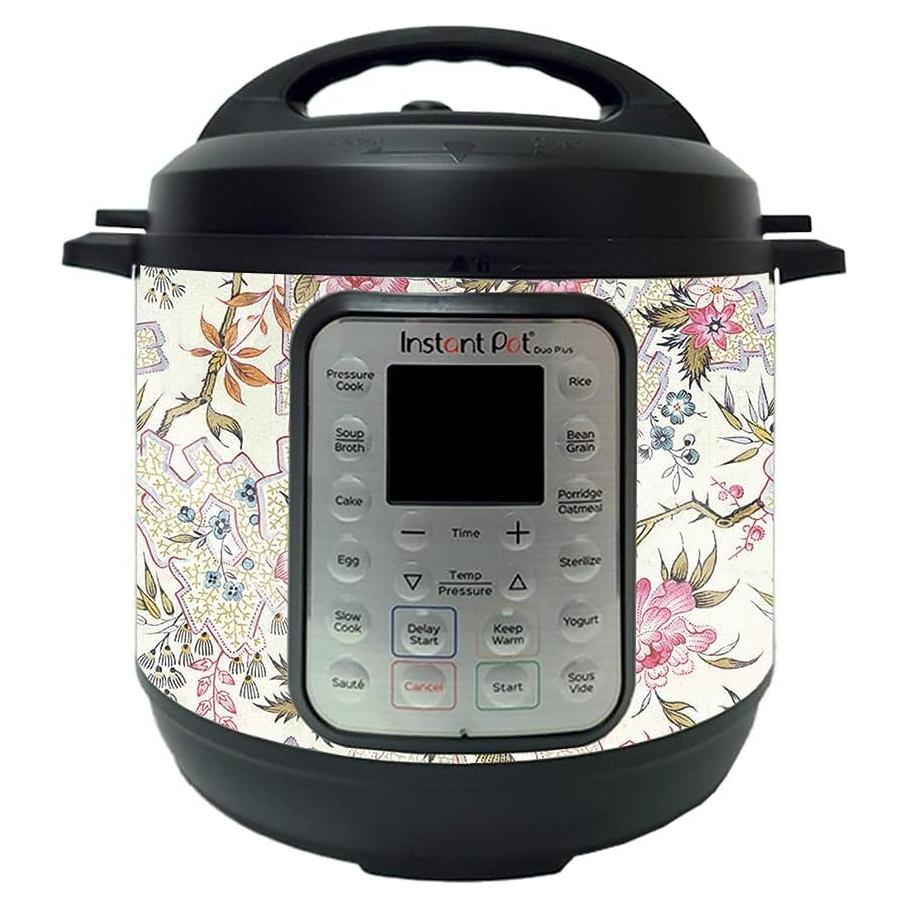 Piel Brillante Floral MightySkins para Instant Pot Duo 6QT