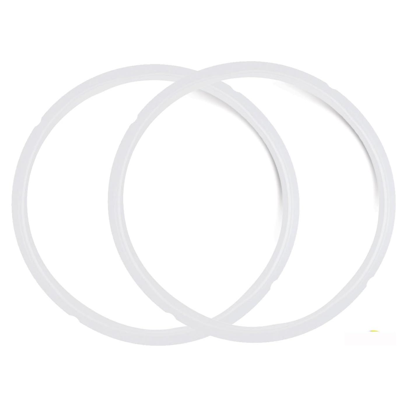 Paquete de 2 Anillos de Sellado de Silicona Housewares para Olla a Presión 5 y 6 Qt