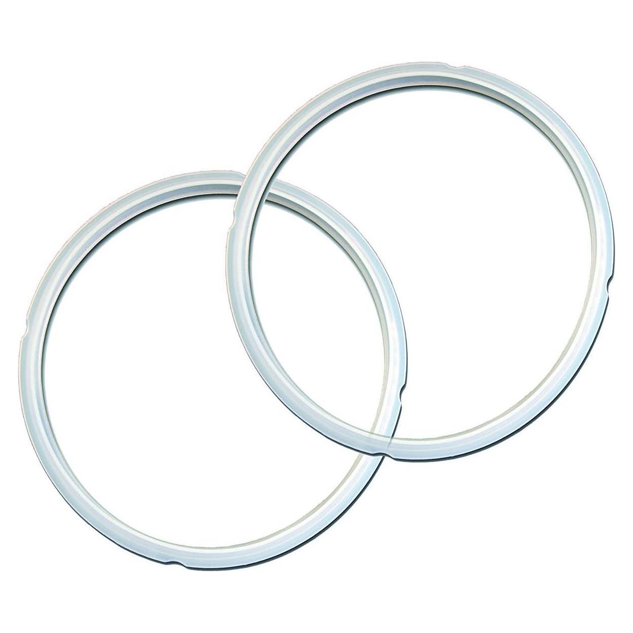 Anillo de Sellado Instant Pot 8 Qt - 2 Piezas, Silicona Transparente