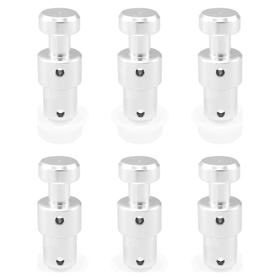 Válvulas de flotación y tapas de silicona Alamic - Paquete de 6