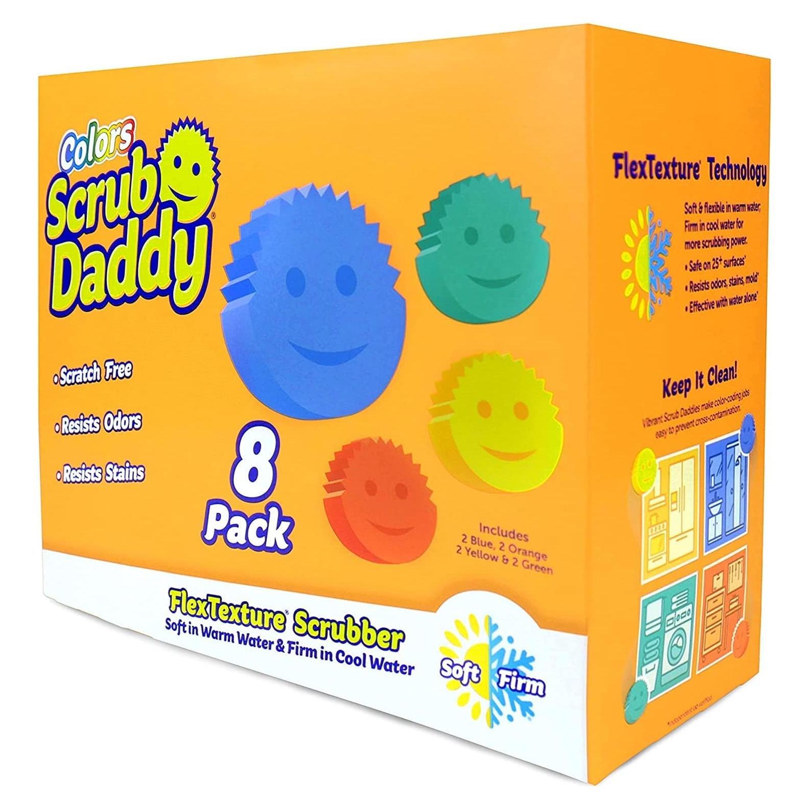 Juego de Esponjas Scrub Daddy - 8 Unidades - Sin Rayones