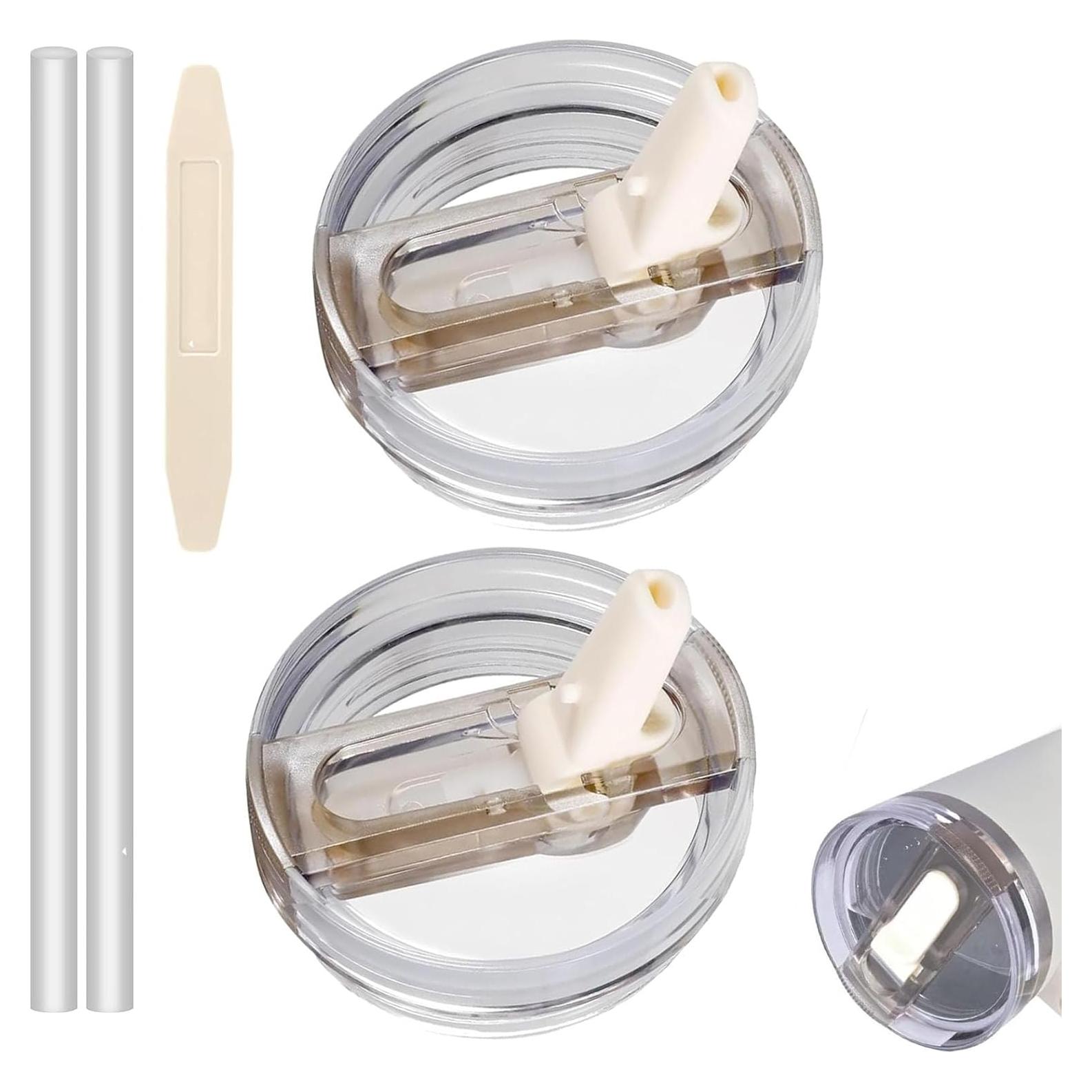 Paquete de 2 tapas de paja Bnoname para vaso Stanley 40 oz