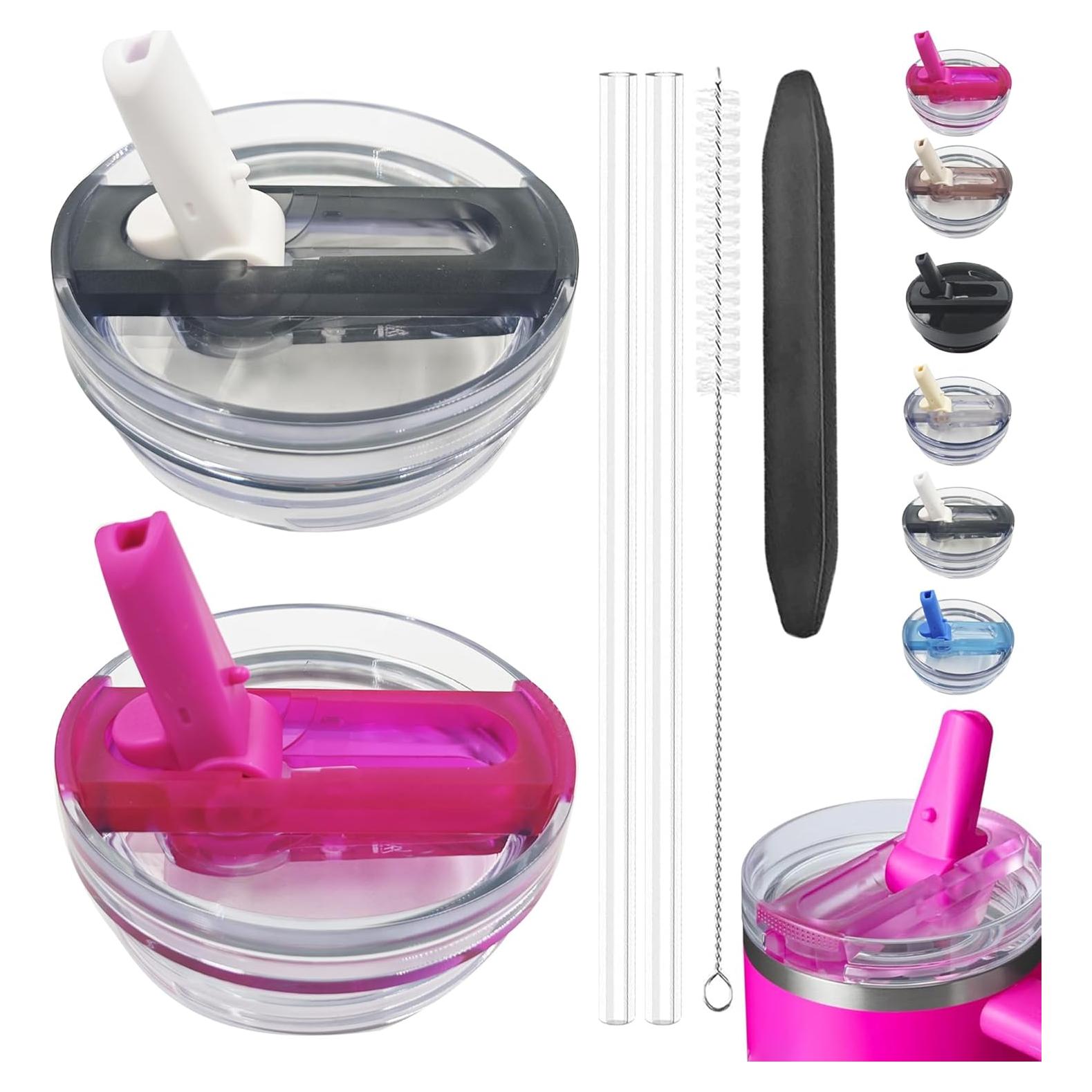 Paquete de 2 tapas desmontables Aimery para taza Stanley 40 oz