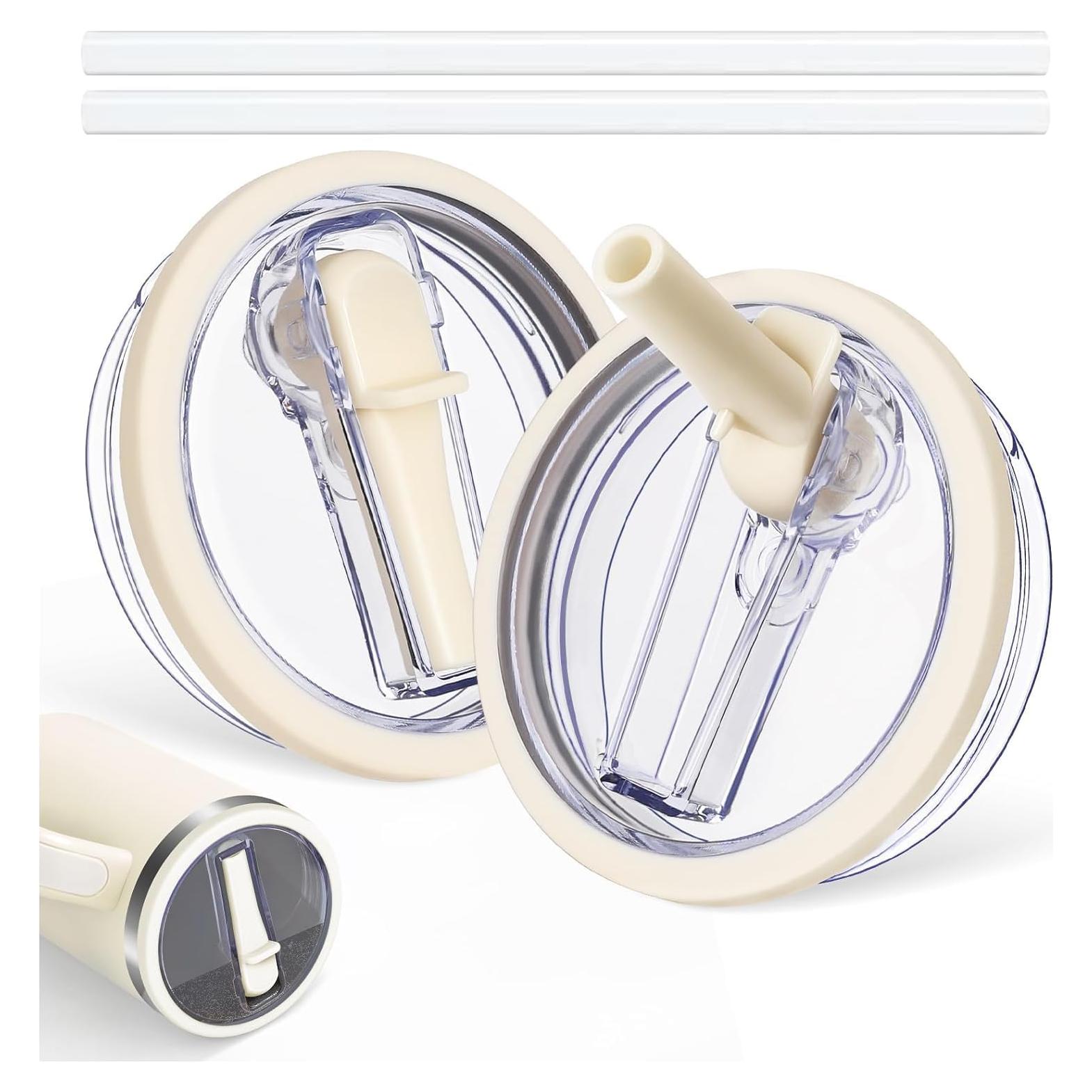 Tapa de Popote THOVY para Vaso Stanley 40 oz - A Prueba de Fugas - Paquete de 2