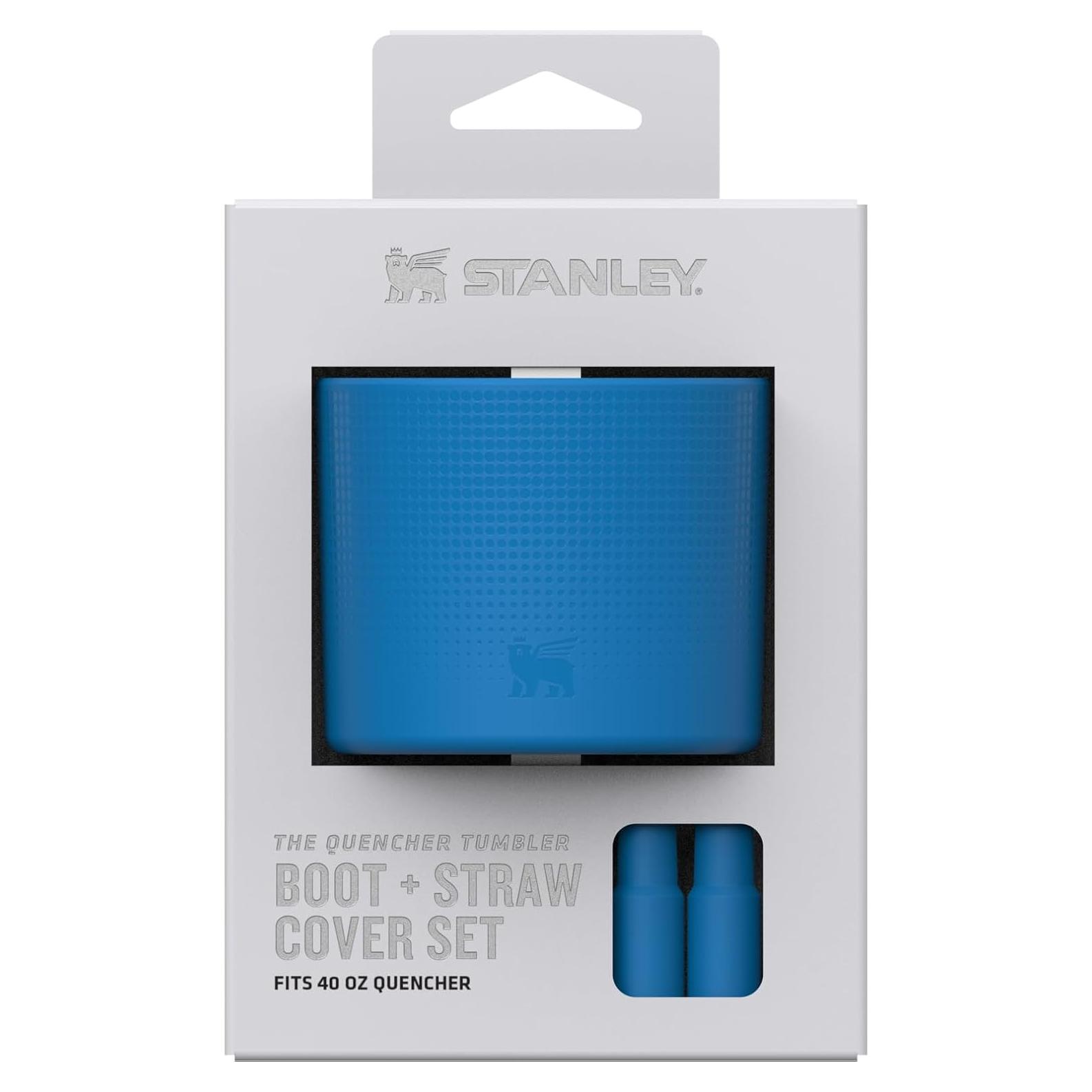 STANLEY Quencher 40 oz Botín y Tapa de Popote Azul