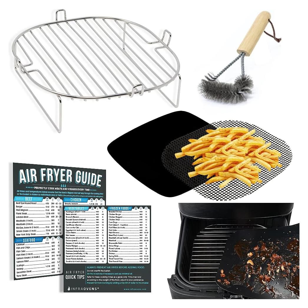 Juego de Accesorios para Freidora de Aire INFRAOVENS Grande