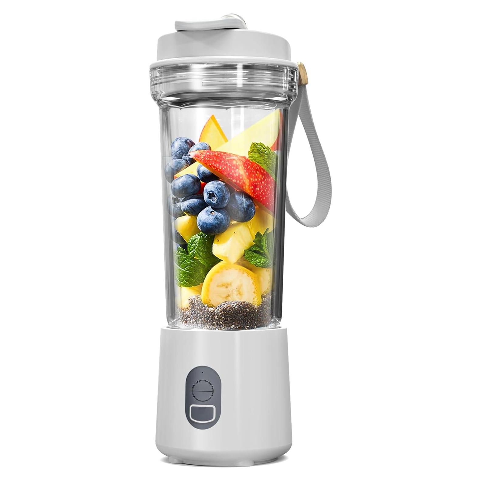 Licuadora Portátil Genérico 500 ml, Apagado Automático, 18,000 rpm