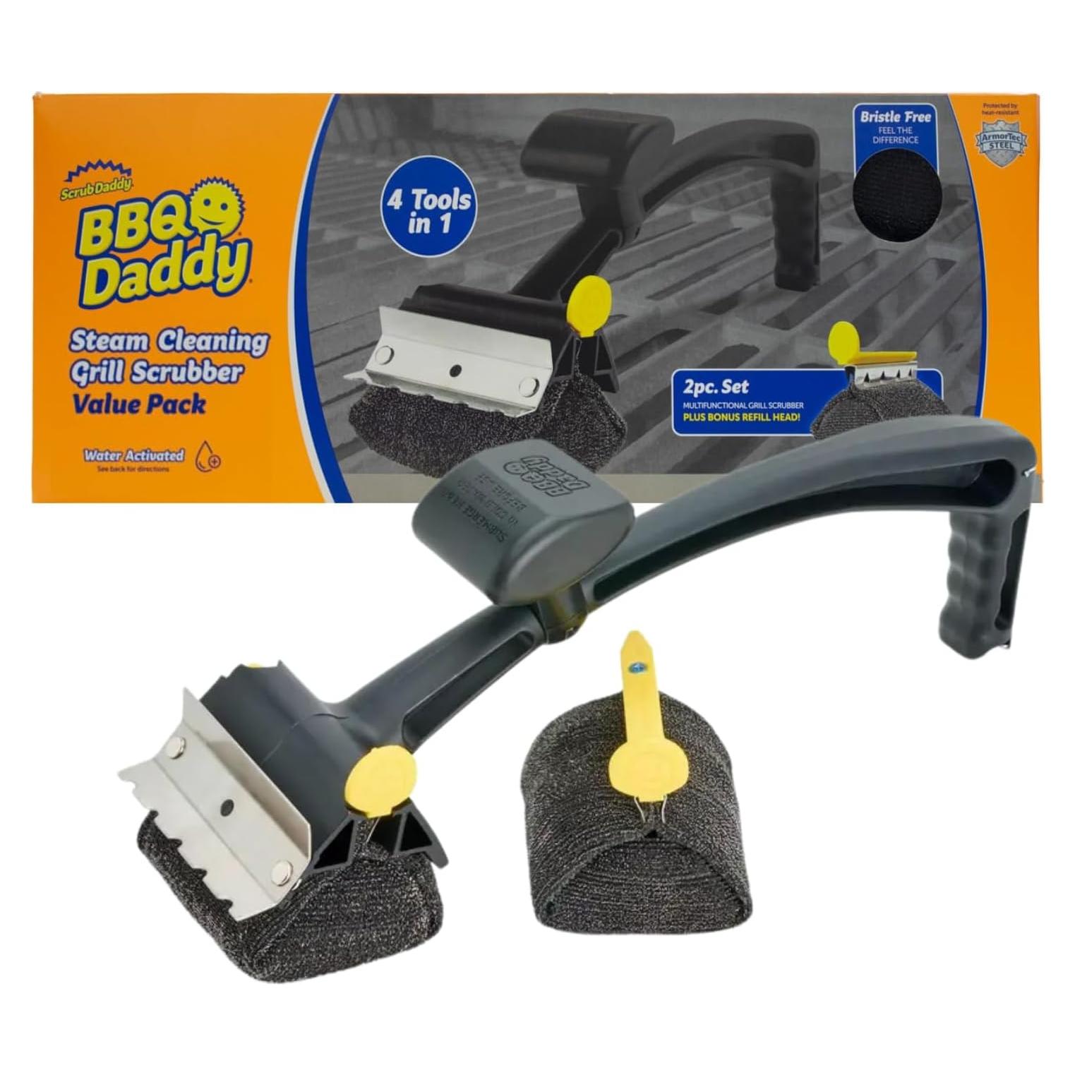 Cepillo de Limpieza BBQ Daddy Scrub Daddy con Cabeza Reemplazable