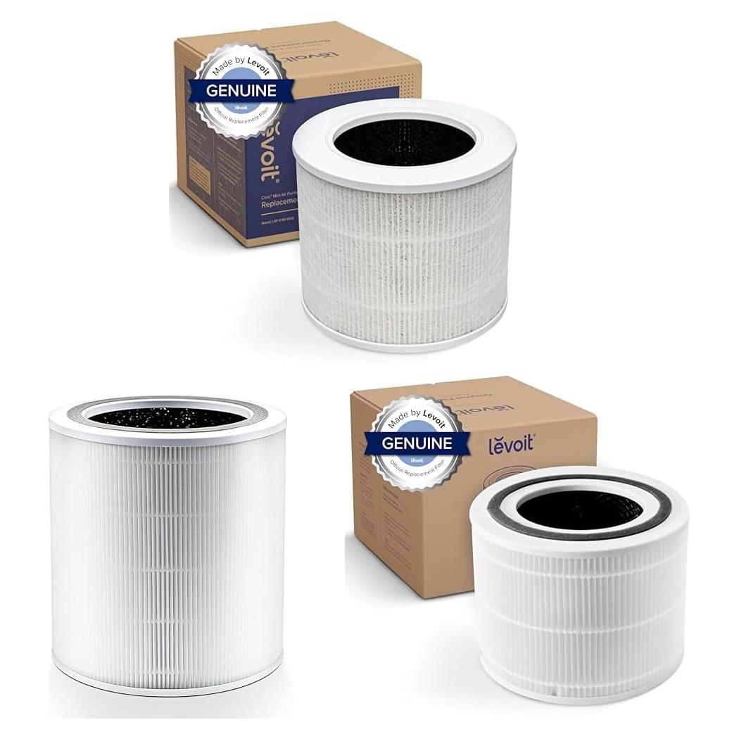 Filtro de Reemplazo LEVOIT Core Mini 3-en-1 Carbón Activado