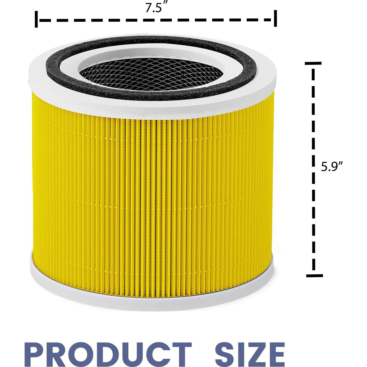 Paquete de 2 Filtros de Reemplazo XTPOINT Core 300 H13