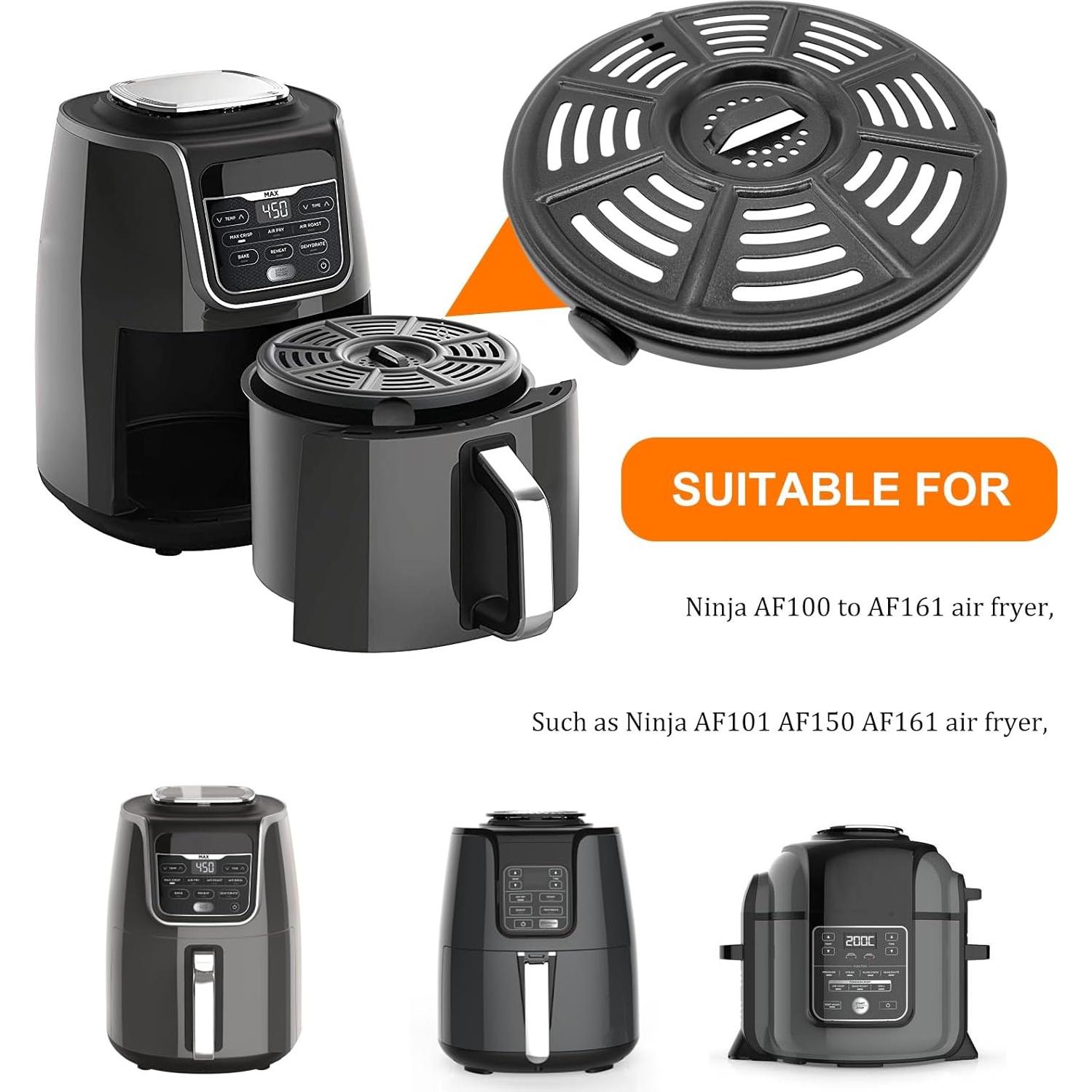 Bandeja de Reemplazo Ninja AF101 AF150 20.8 cm Grado Alimenticio