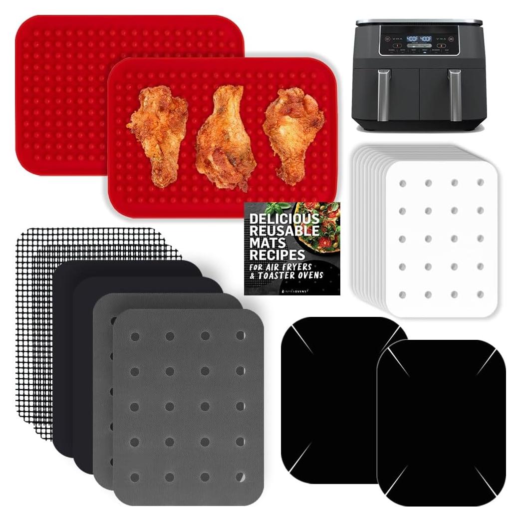 Set de Accesorios para Freidora de Aire Ninja Dual 12 Piezas