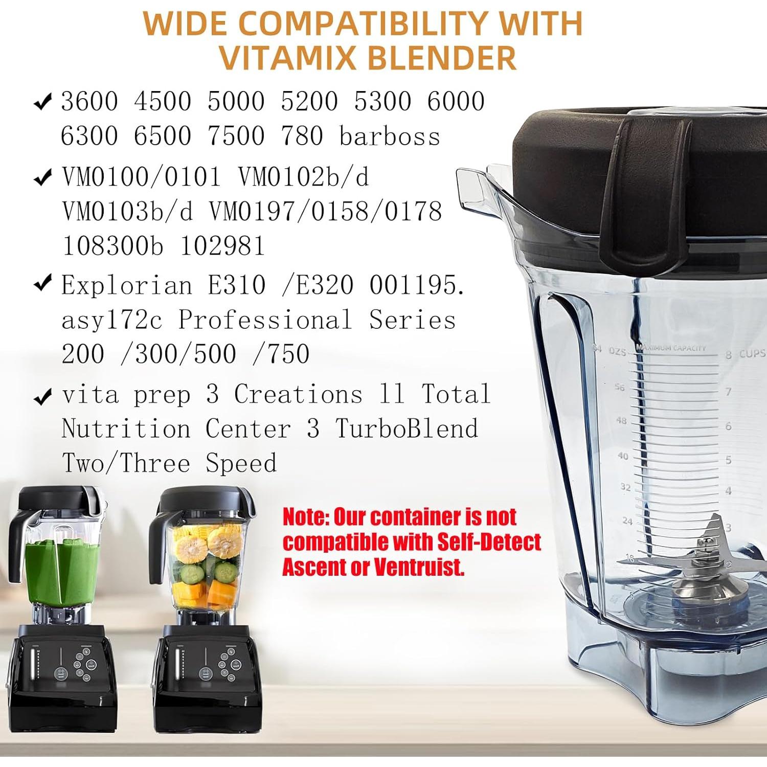 Jarra de Licuadora Ottimoor 64 oz Compatible Vitamix