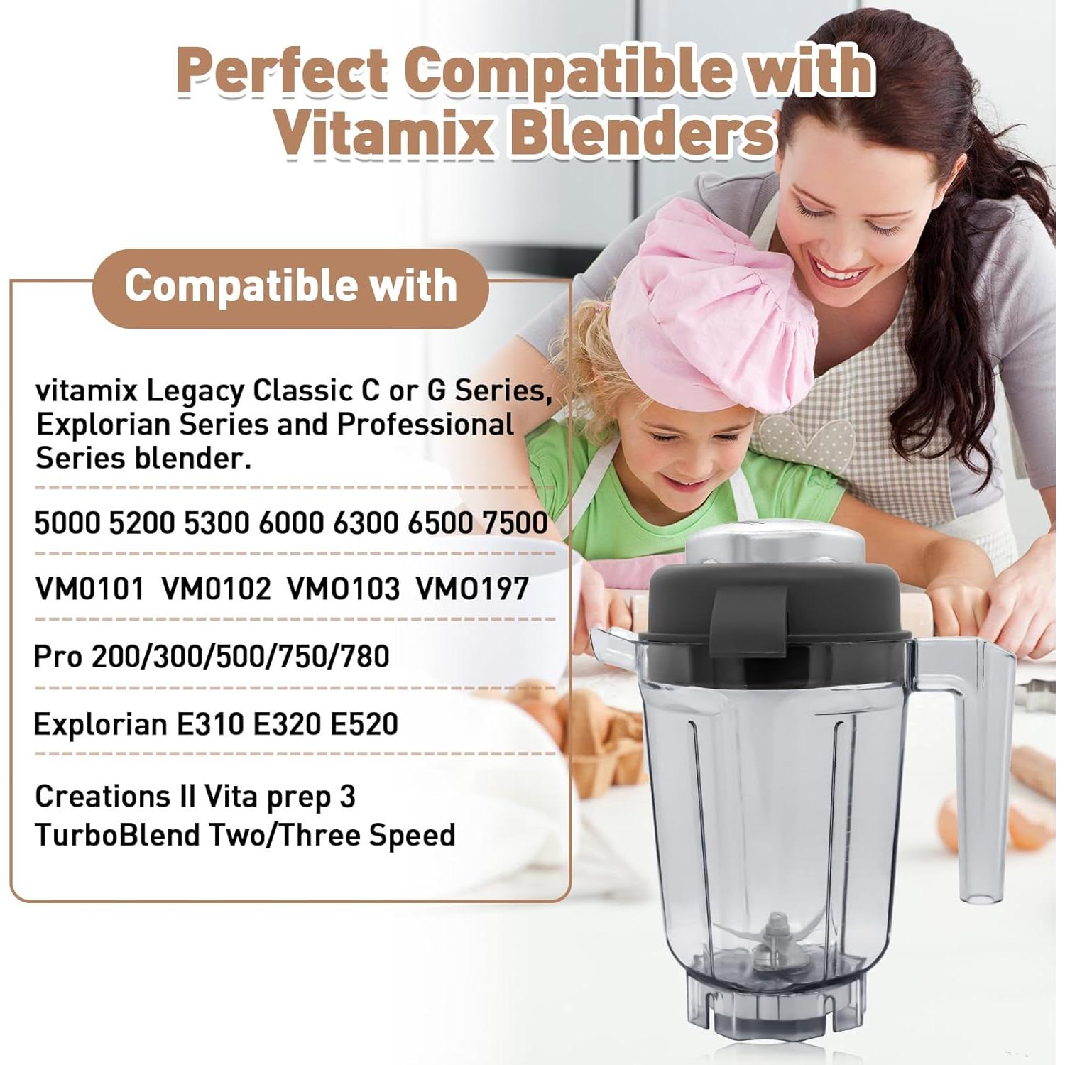 Contenedor de Granos Secos 32 oz Vitamix Compatible BPA Free