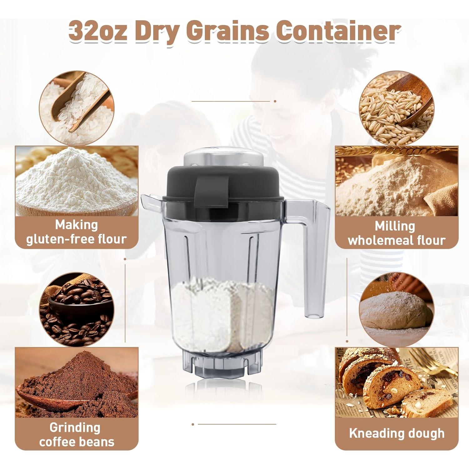 Contenedor de Granos Secos 32 oz Vitamix Compatible BPA Free