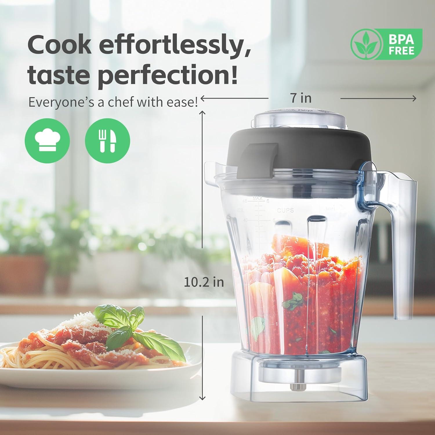 Contenedor de Reemplazo 48oz Twisvo para Licuadoras Vitamix