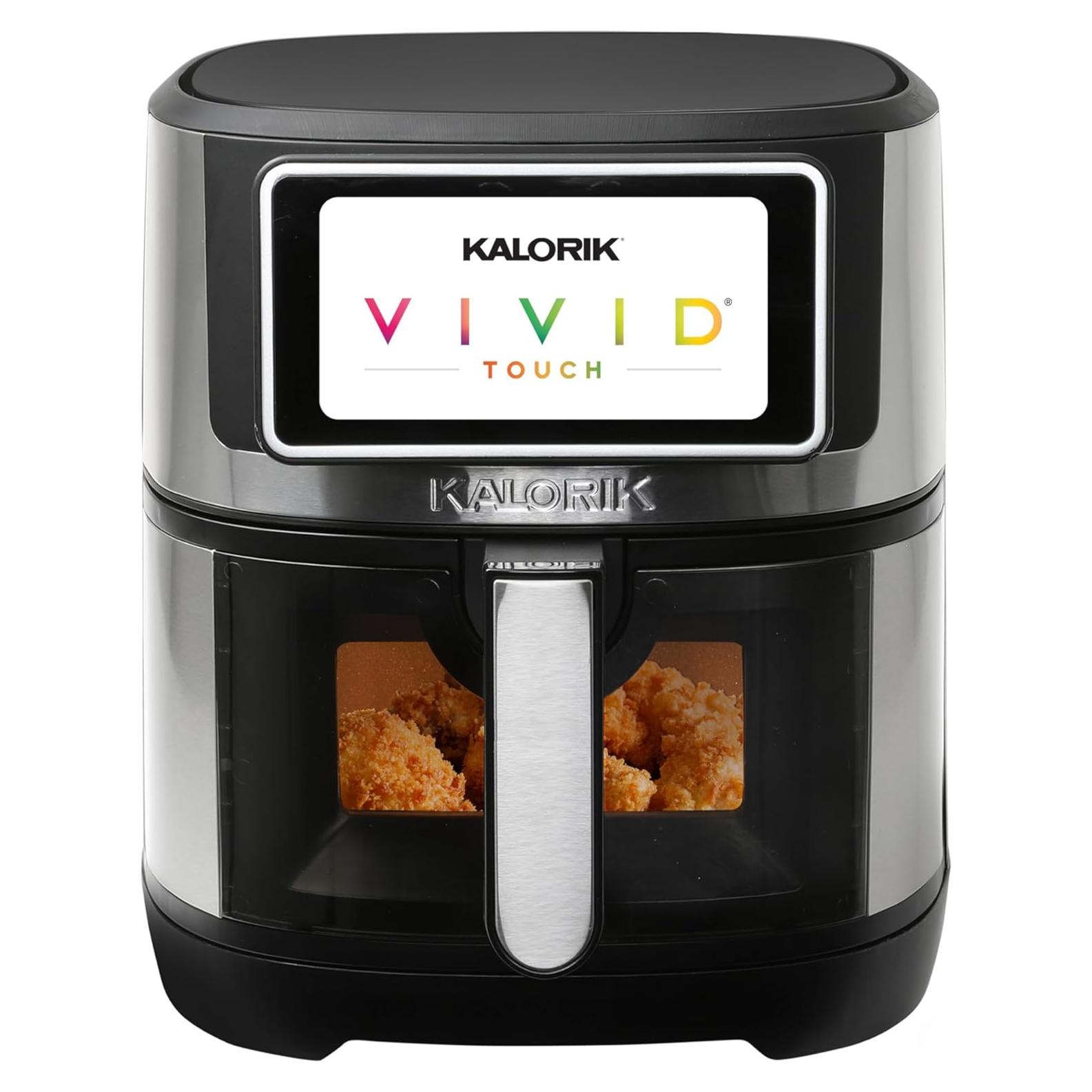 Freidora de Aire Kalorik VIVID TOUCH 5 Cuartos 1500W Táctil