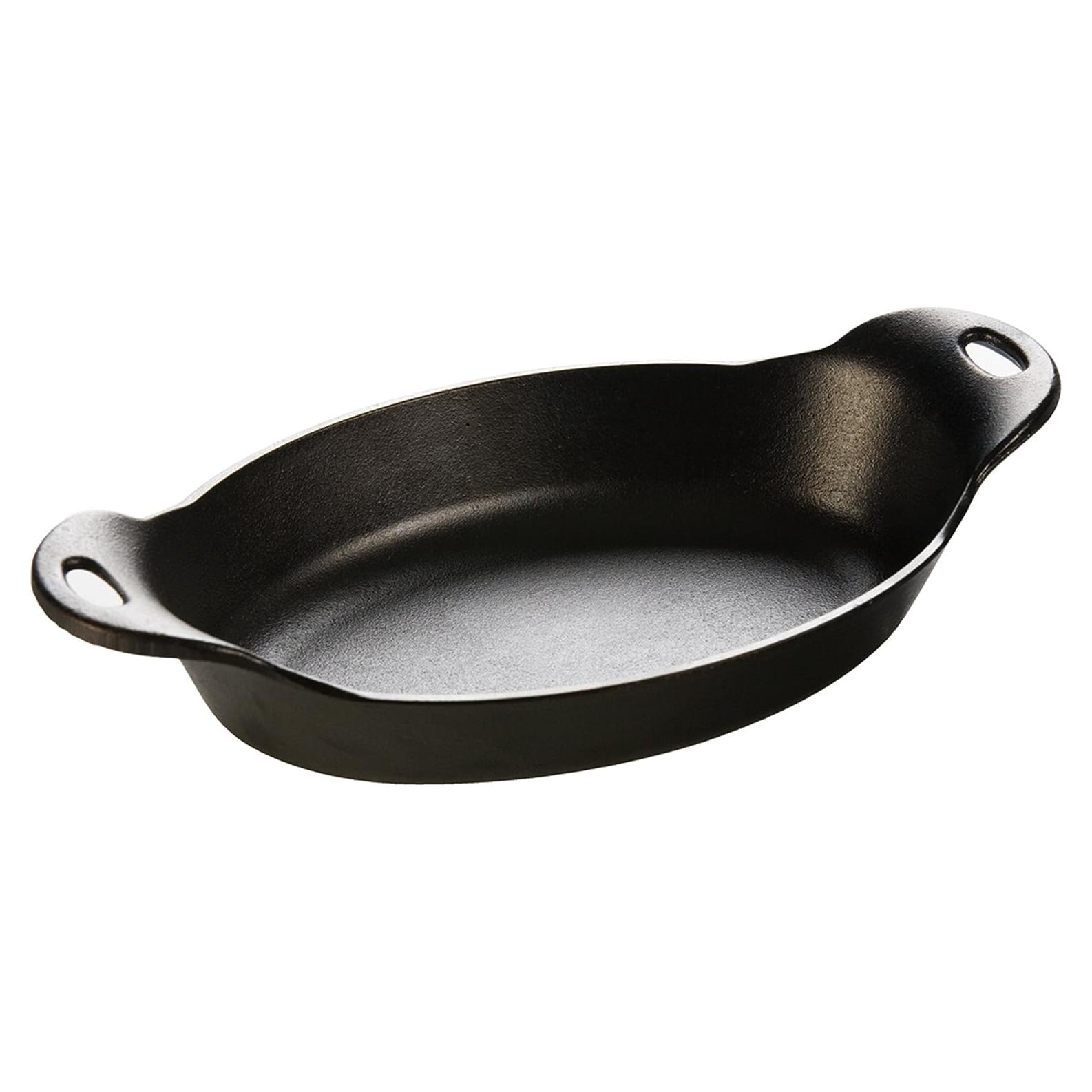Plato Ovalado de Hierro Fundido Lodge 1.36 kg Sazonado