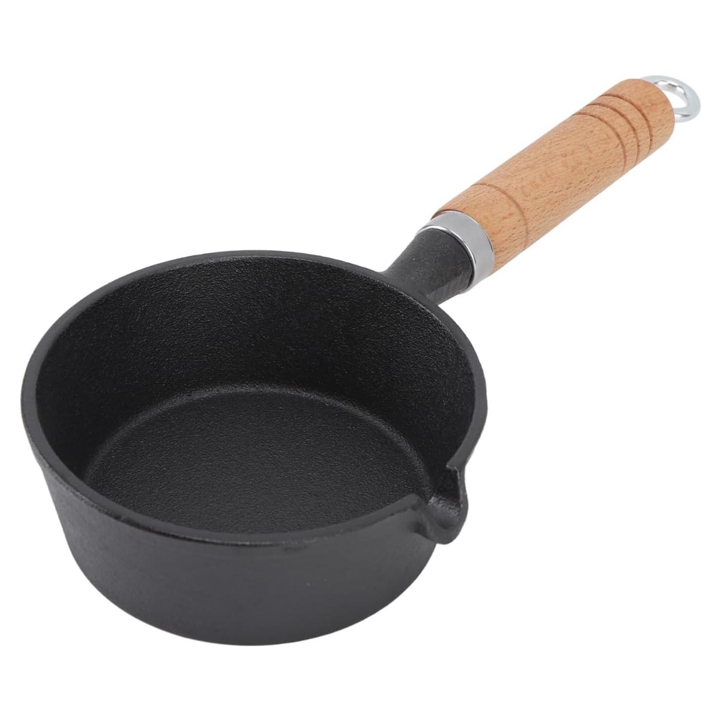 Mini Sartén de Hierro Fundido YIHAOSSING 13x5cm Antiadherente