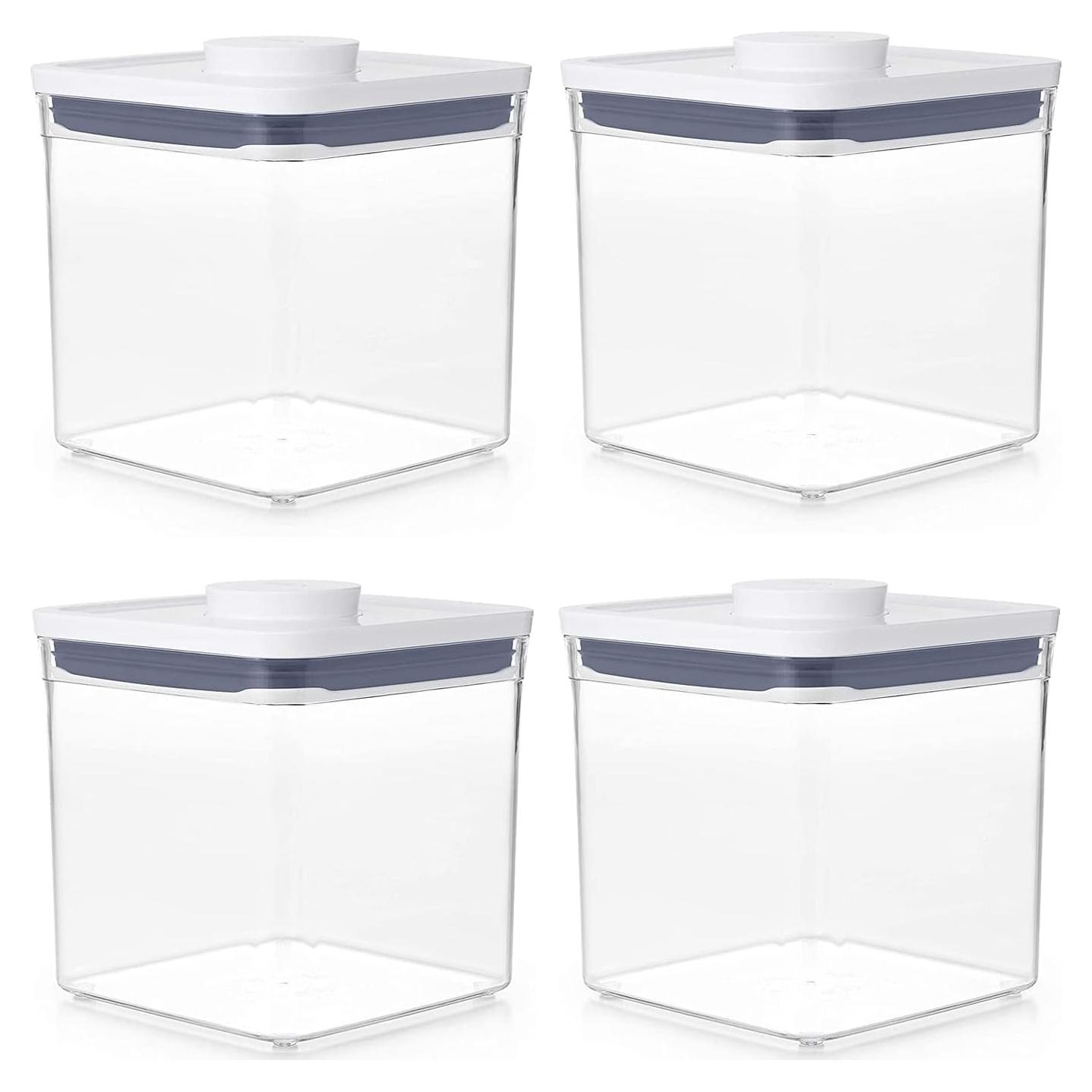 Contenedor OXO Good Grips POP 2.65L Hermético Cuadrado - Juego de 4