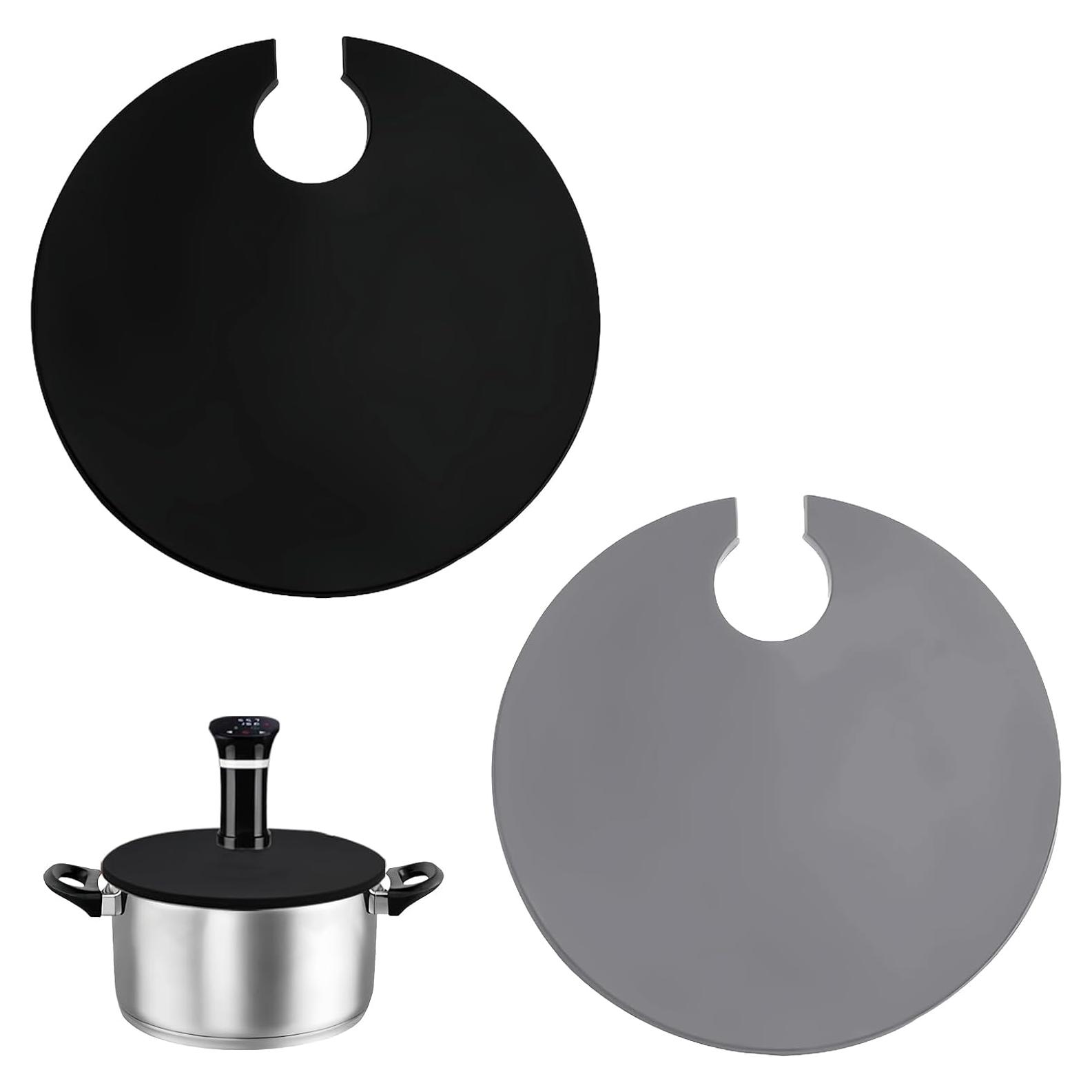 Tapa Sous Vide Foycow 2 Pcs Silicona 8.1 cm Redonda