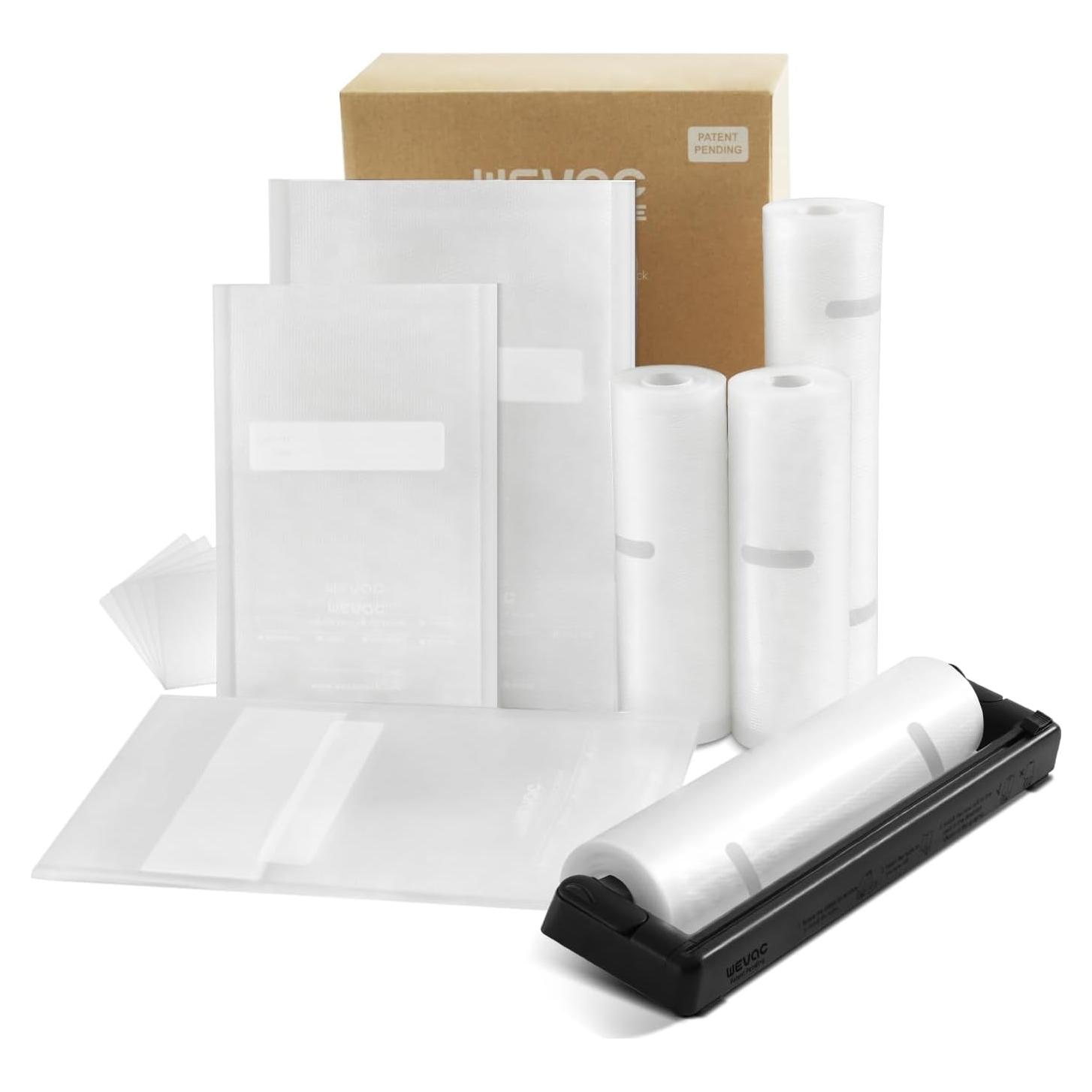 Paquete Familiar de Bolsas de Sellado al Vacío Wevac 50-70 Pcs